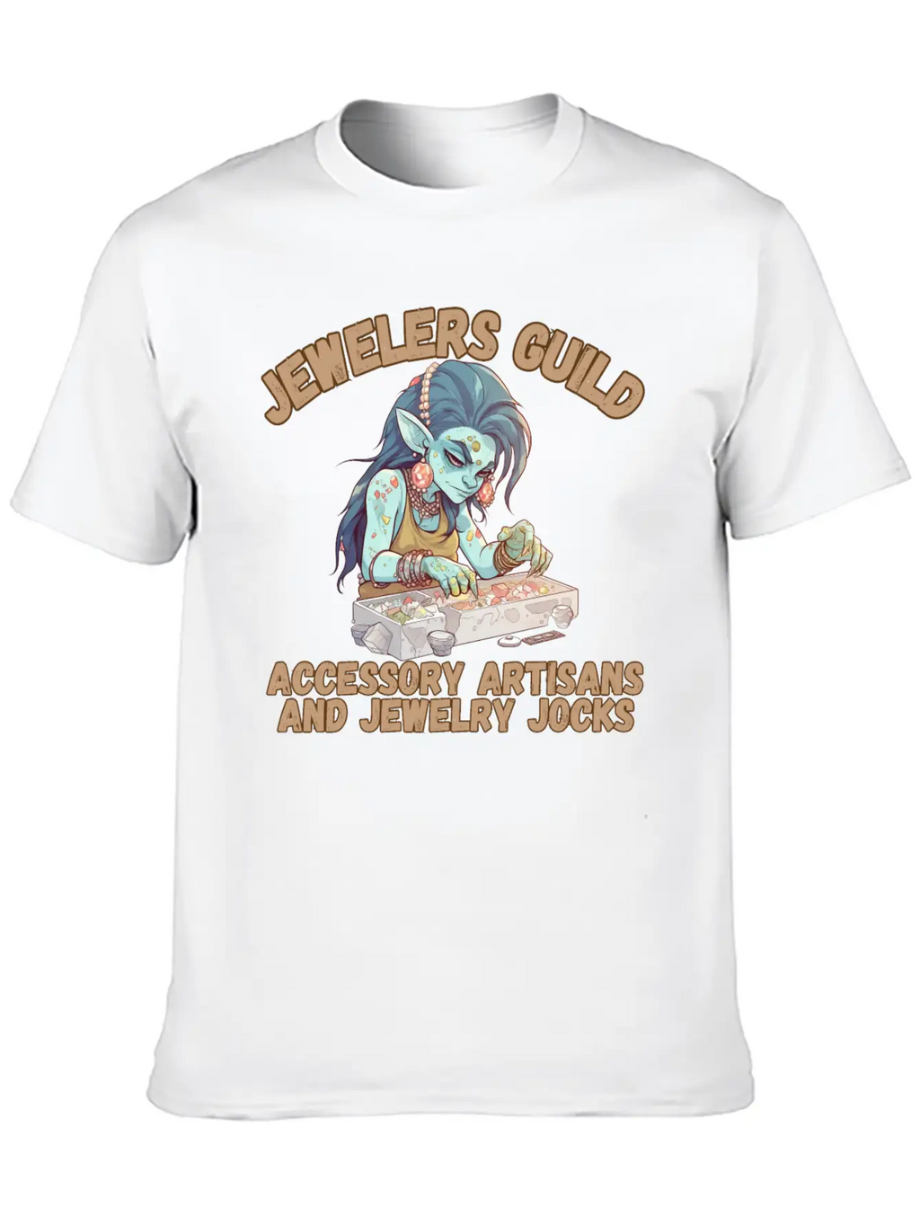 Jewelers Guild, Jewelry Jocks Unisex Short Sleeve Soft Cotton T-Shirt – Casual Everyday Wear