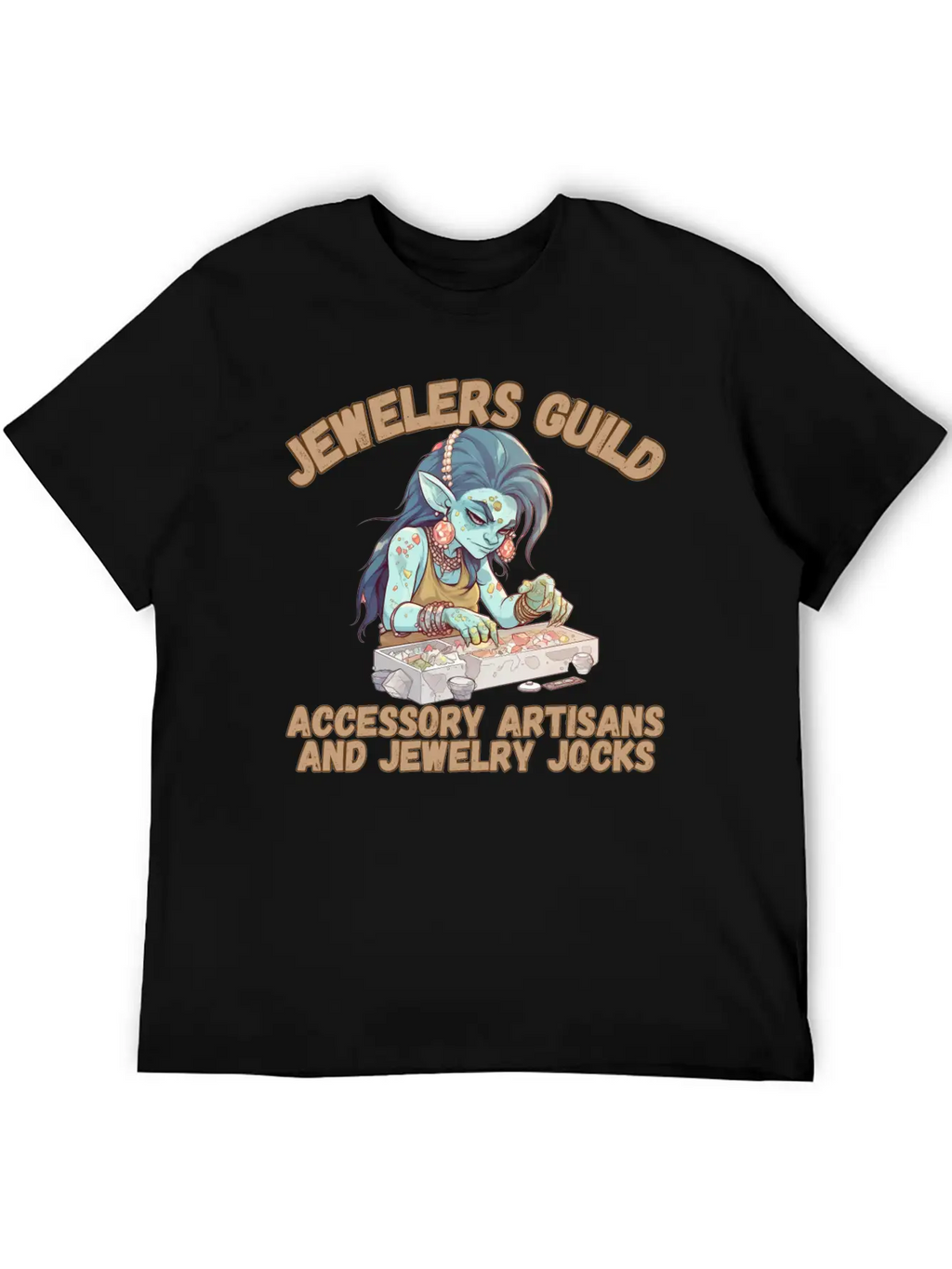 Jewelers Guild, Jewelry Jocks Unisex Short Sleeve Soft Cotton T-Shirt – Casual Everyday Wear