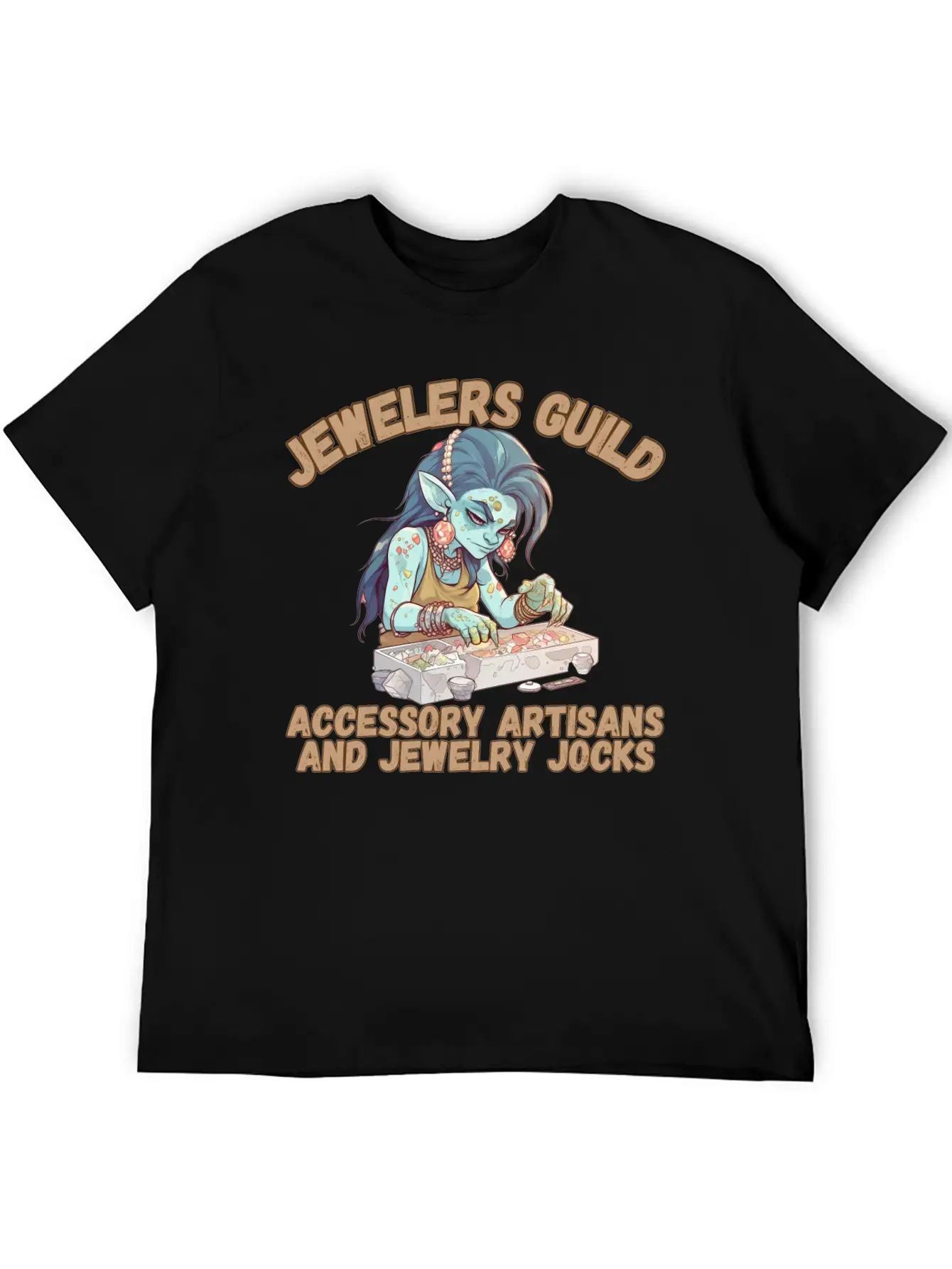 Jewelers Guild, Jewelry Jocks Unisex Short Sleeve Soft Cotton T-Shirt – Casual Everyday Wear