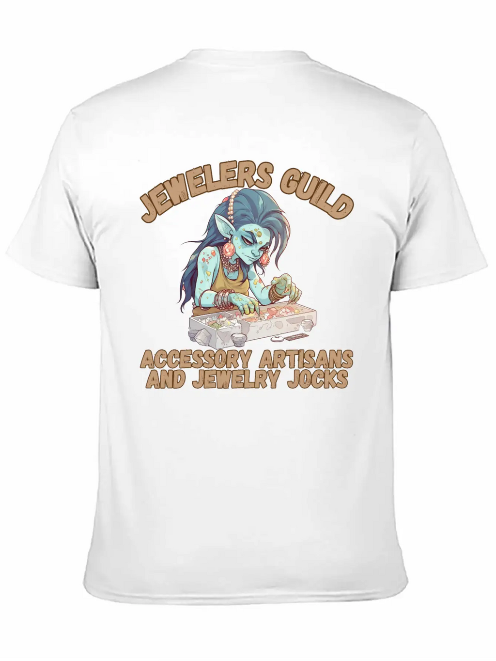 Jewelers Guild, Jewelry Jocks Unisex Short Sleeve Soft Cotton T-Shirt – Casual Everyday Wear