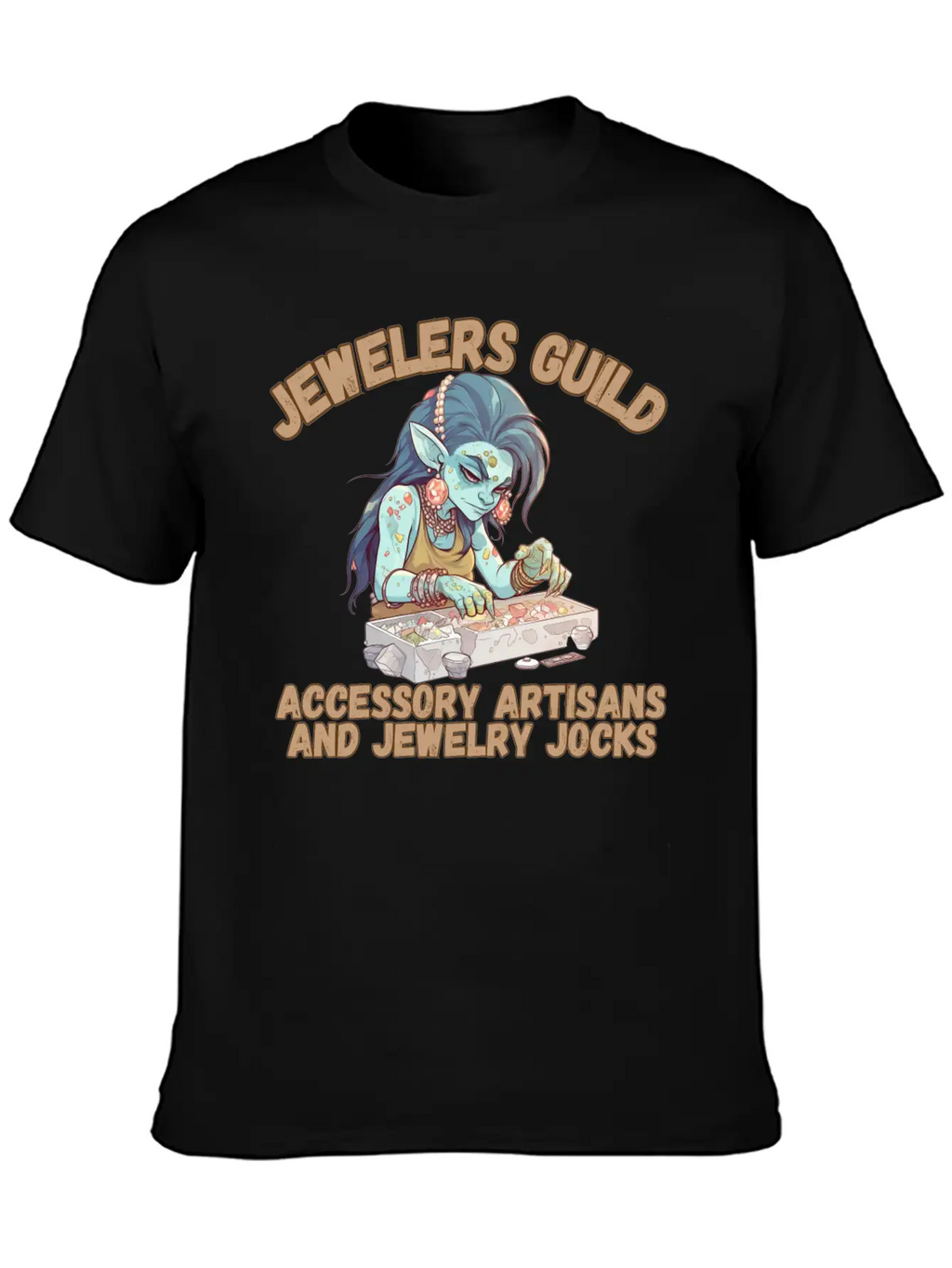 Jewelers Guild, Jewelry Jocks Unisex Short Sleeve Soft Cotton T-Shirt – Casual Everyday Wear
