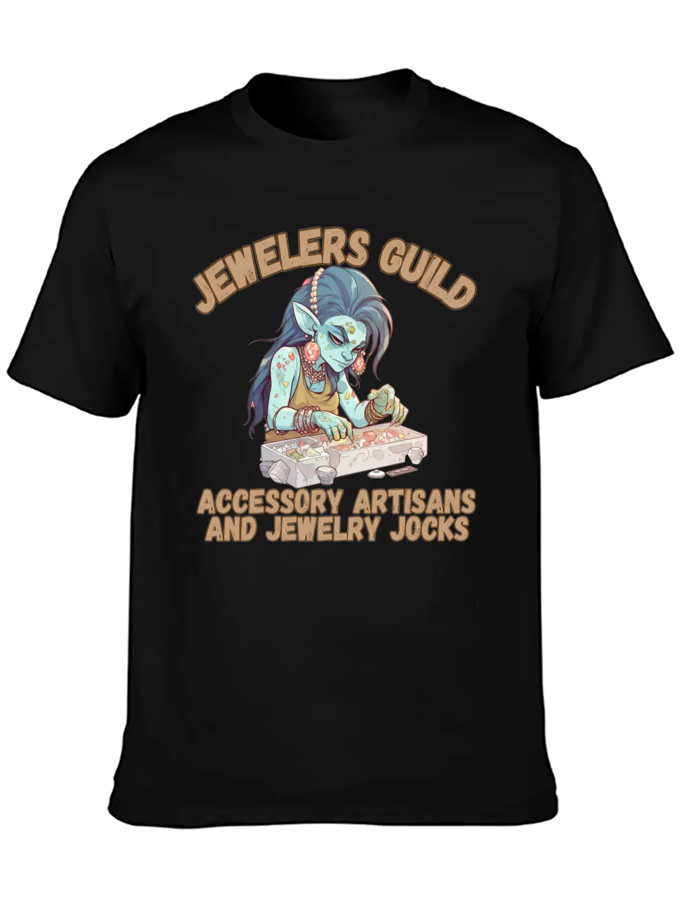 Jewelers Guild, Jewelry Jocks Unisex Short Sleeve Soft Cotton T-Shirt – Casual Everyday Wear