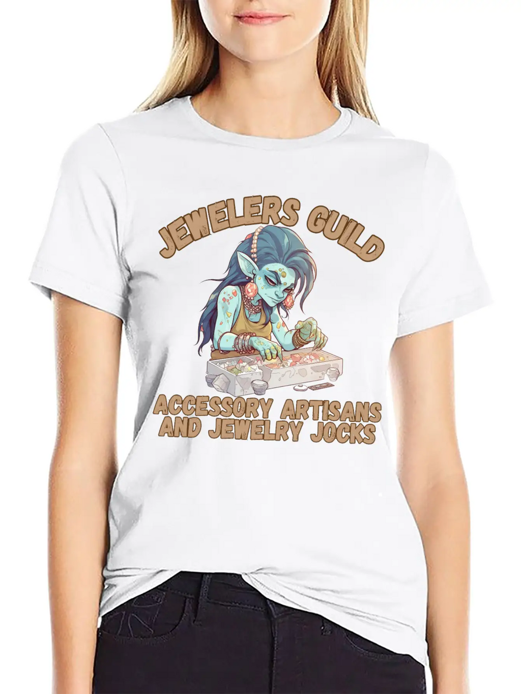 Jewelers Guild, Jewelry Jocks Unisex Short Sleeve Soft Cotton T-Shirt – Casual Everyday Wear