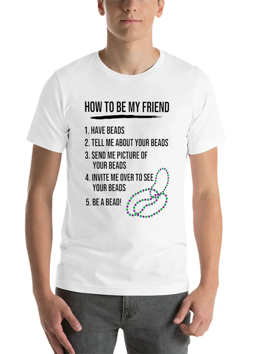 Jewelry Maker Beady Beads Beadwork Beading Classic Fit Graphic Tee For Daily Comfort – Unisex Cotton Shirt