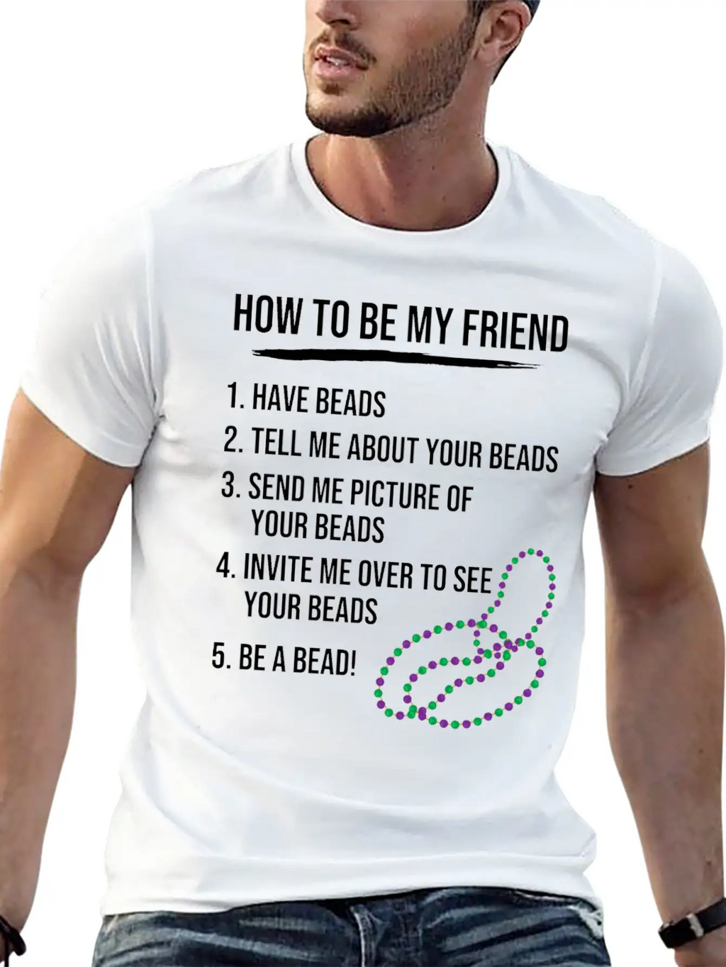 Jewelry Maker Beady Beads Beadwork Beading Classic Fit Graphic Tee For Daily Comfort – Unisex Cotton Shirt
