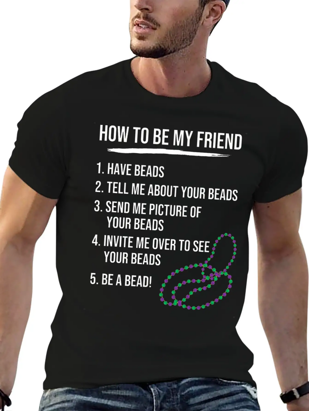 Jewelry Maker Beady Beads Beadwork Beading Classic Fit Graphic Tee For Daily Comfort – Unisex Cotton Shirt