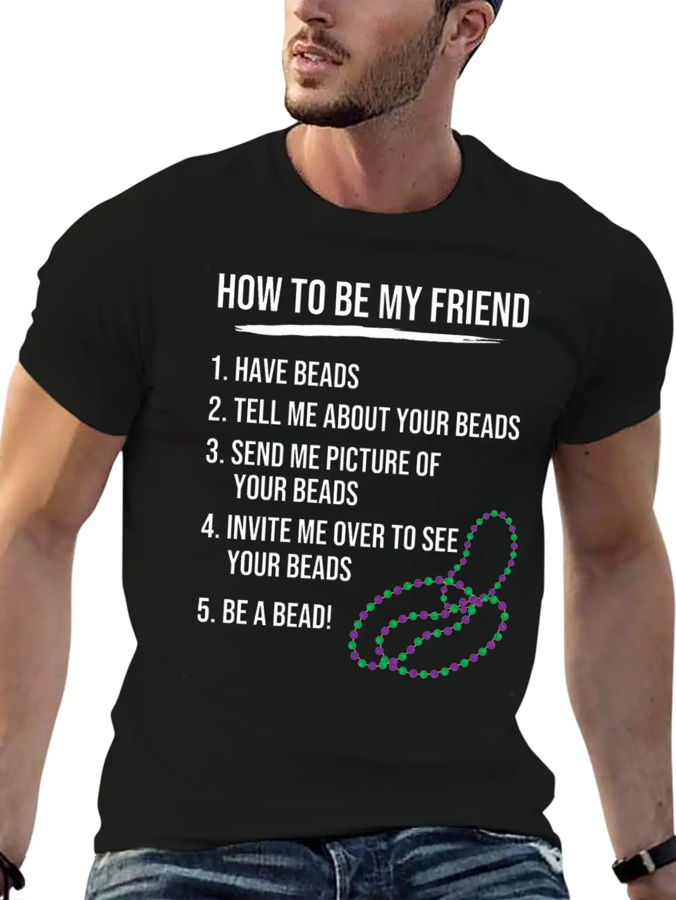 Jewelry Maker Beady Beads Beadwork Beading Classic Fit Graphic Tee For Daily Comfort – Unisex Cotton Shirt