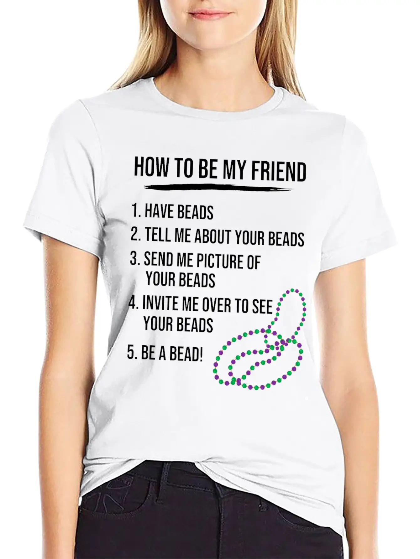 Jewelry Maker Beady Beads Beadwork Beading Classic Fit Graphic Tee For Daily Comfort – Unisex Cotton Shirt