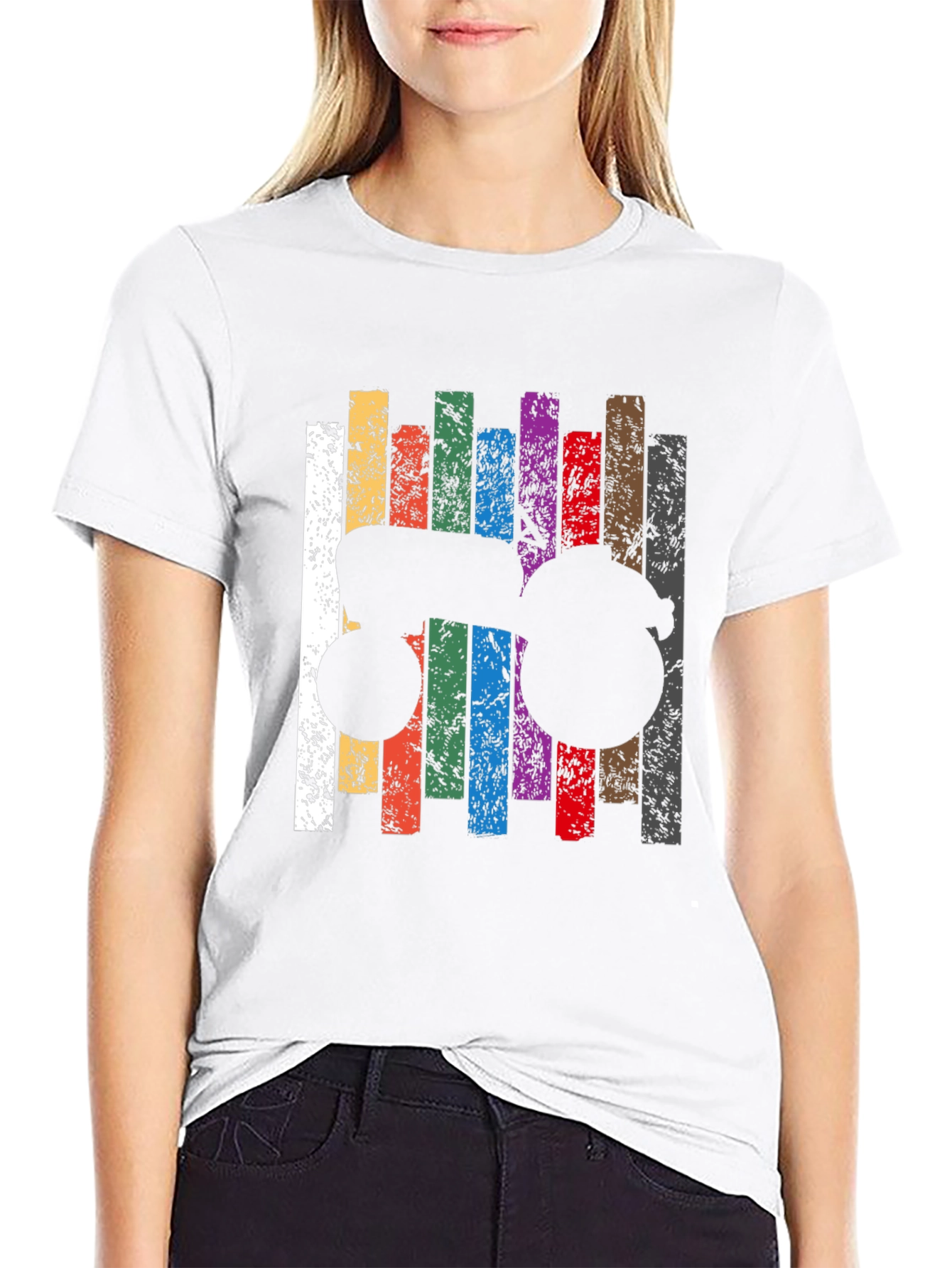 Retro Tractor Graphic Tee - Colorful Farm Shirt