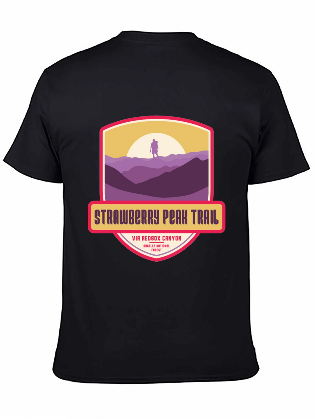 Strawberry Peak Trail T-Shirt - Hiker Adventure