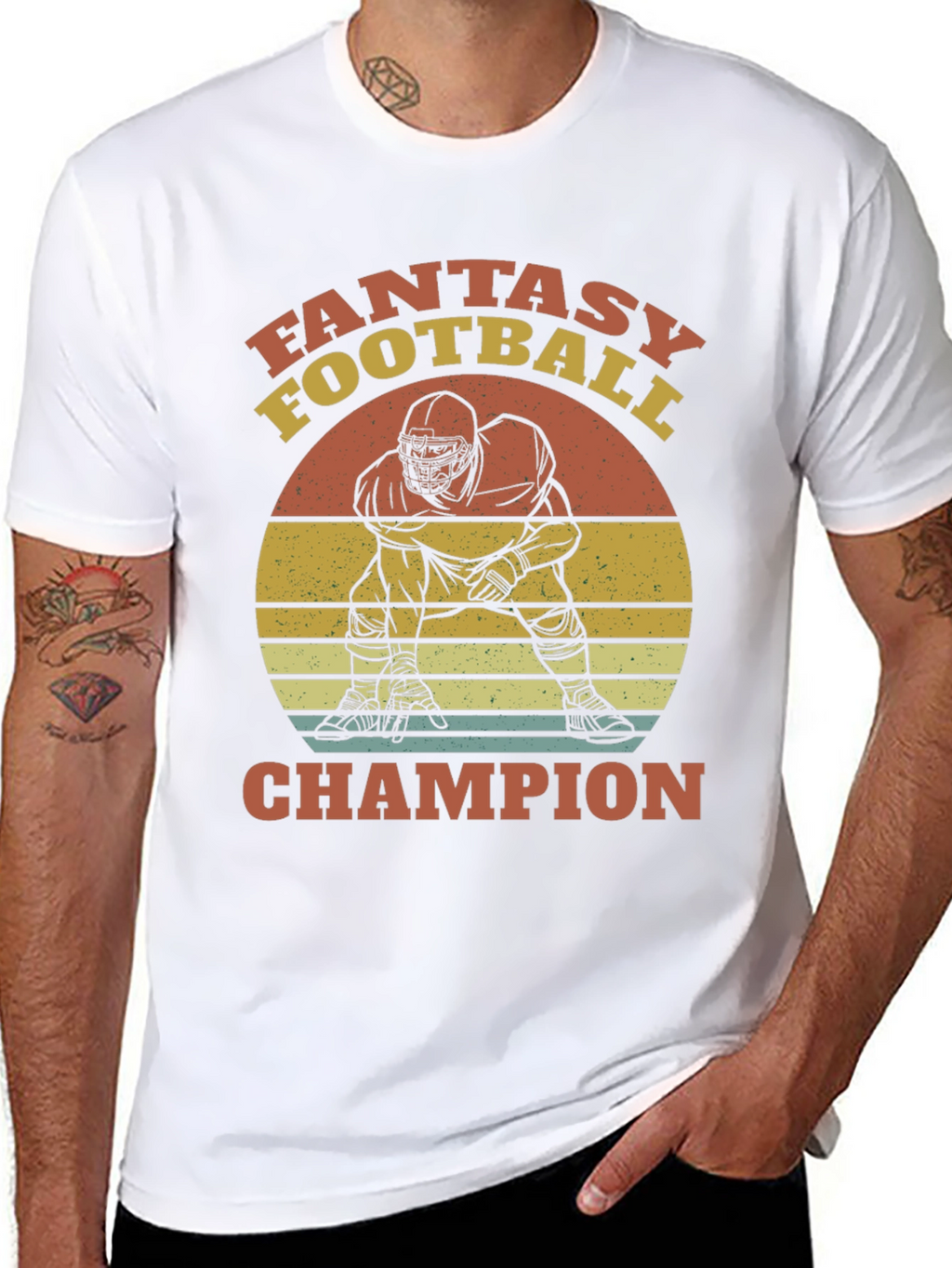 Fantasy Football Champion Black T-Shirt