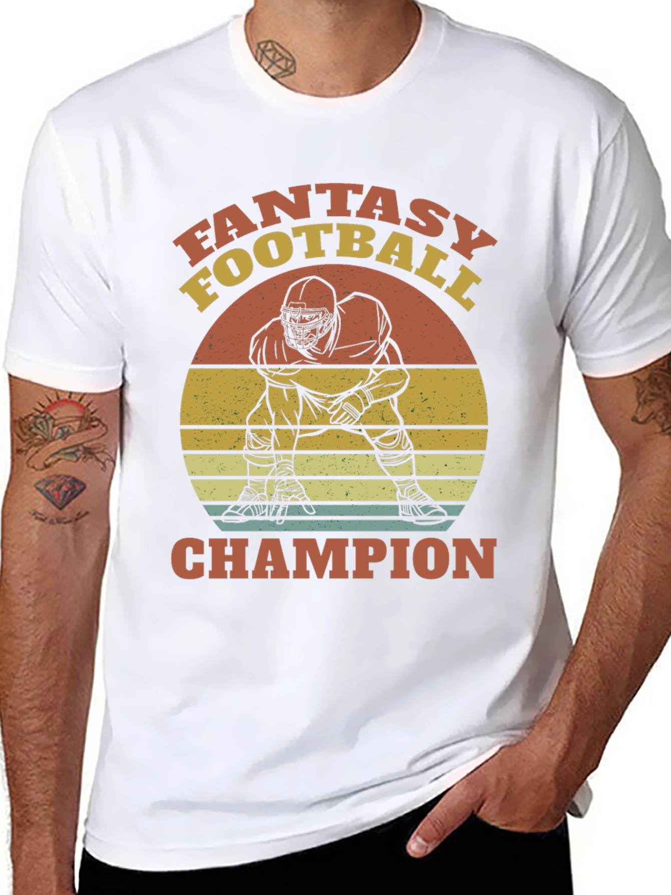 Fantasy Football Champion Black T-Shirt