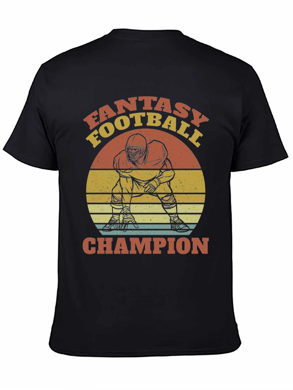 Fantasy Football Champion Black T-Shirt