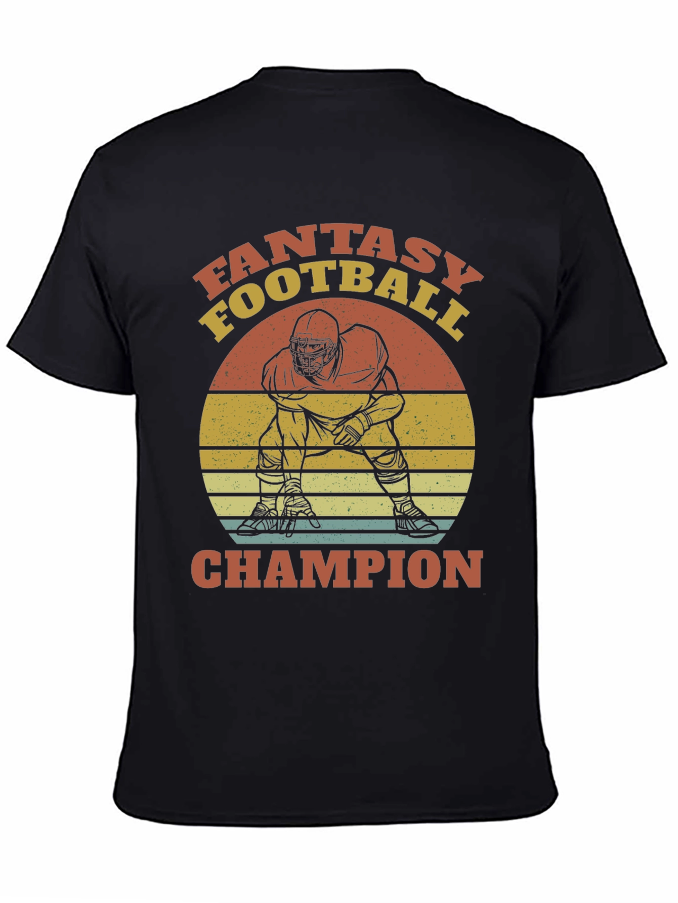 Fantasy Football Champion Black T-Shirt