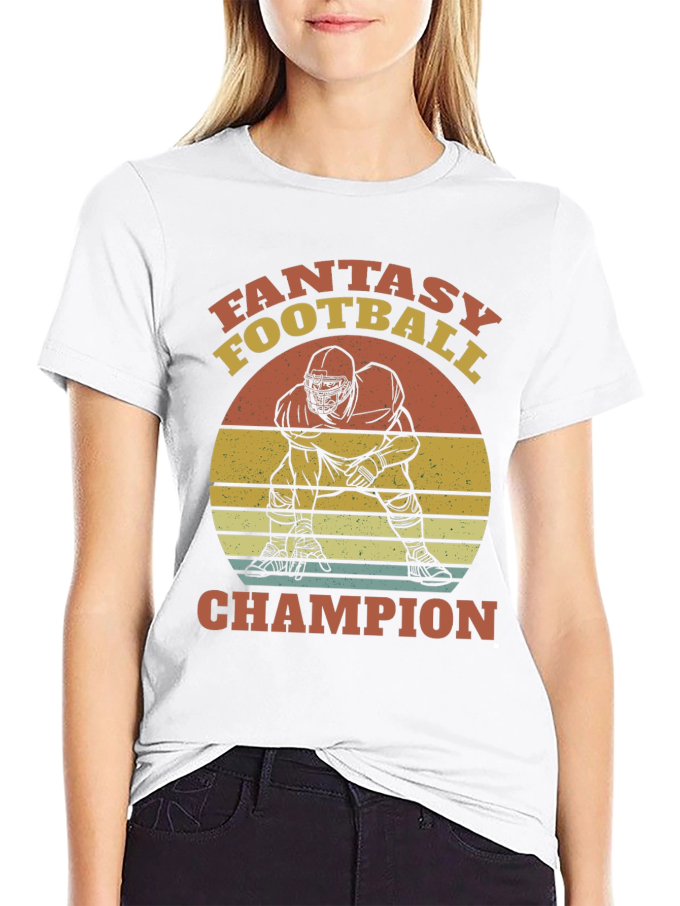 Fantasy Football Champion Black T-Shirt
