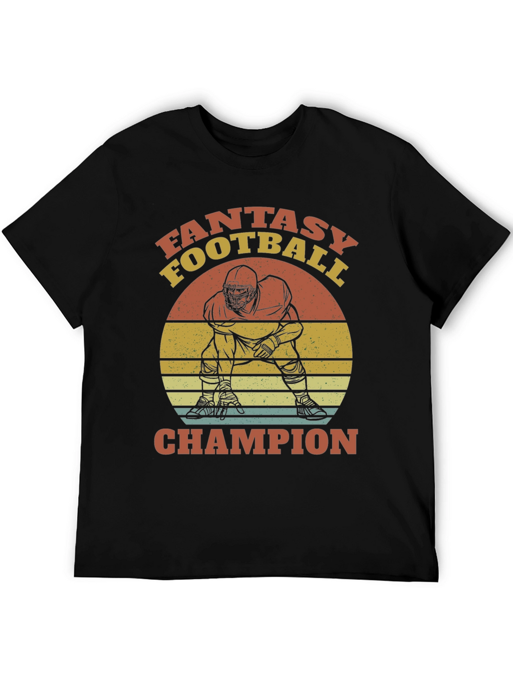 Fantasy Football Champion Black T-Shirt