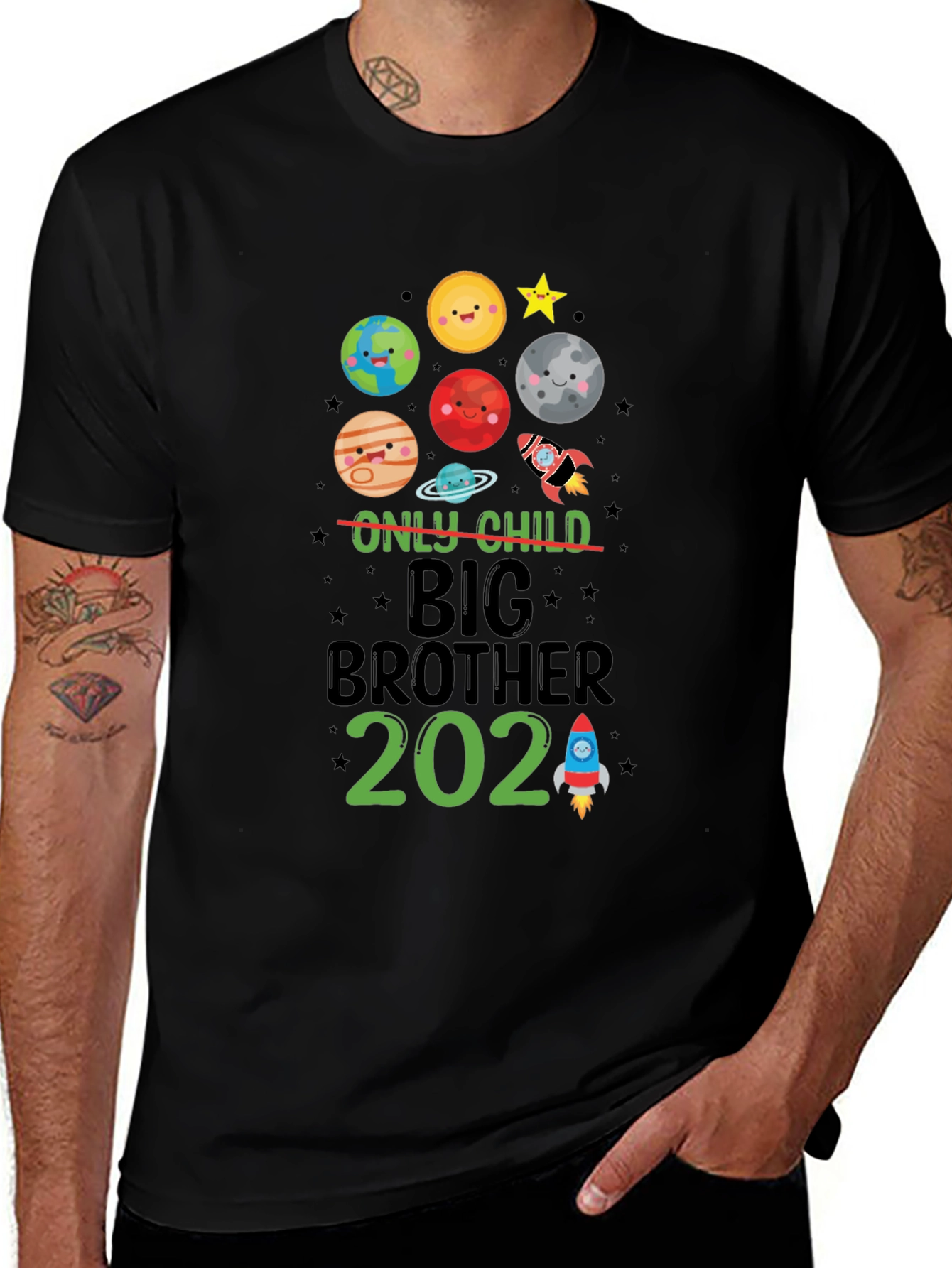 Big Brother 2024 T-Shirt Space Planets
