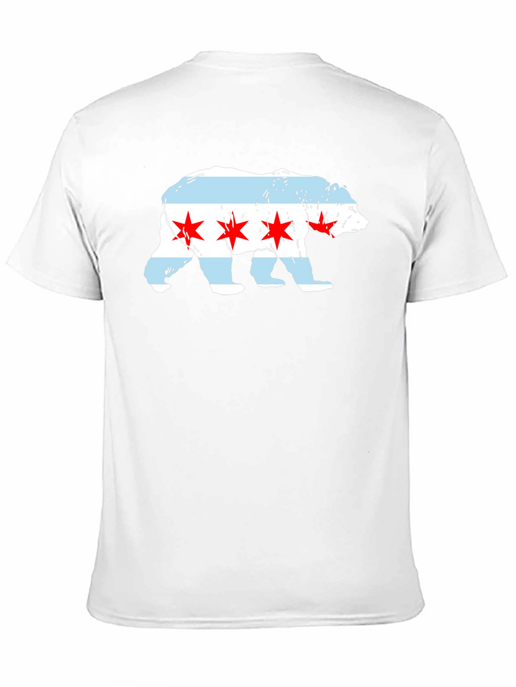 Chicago Flag Bear T-Shirt