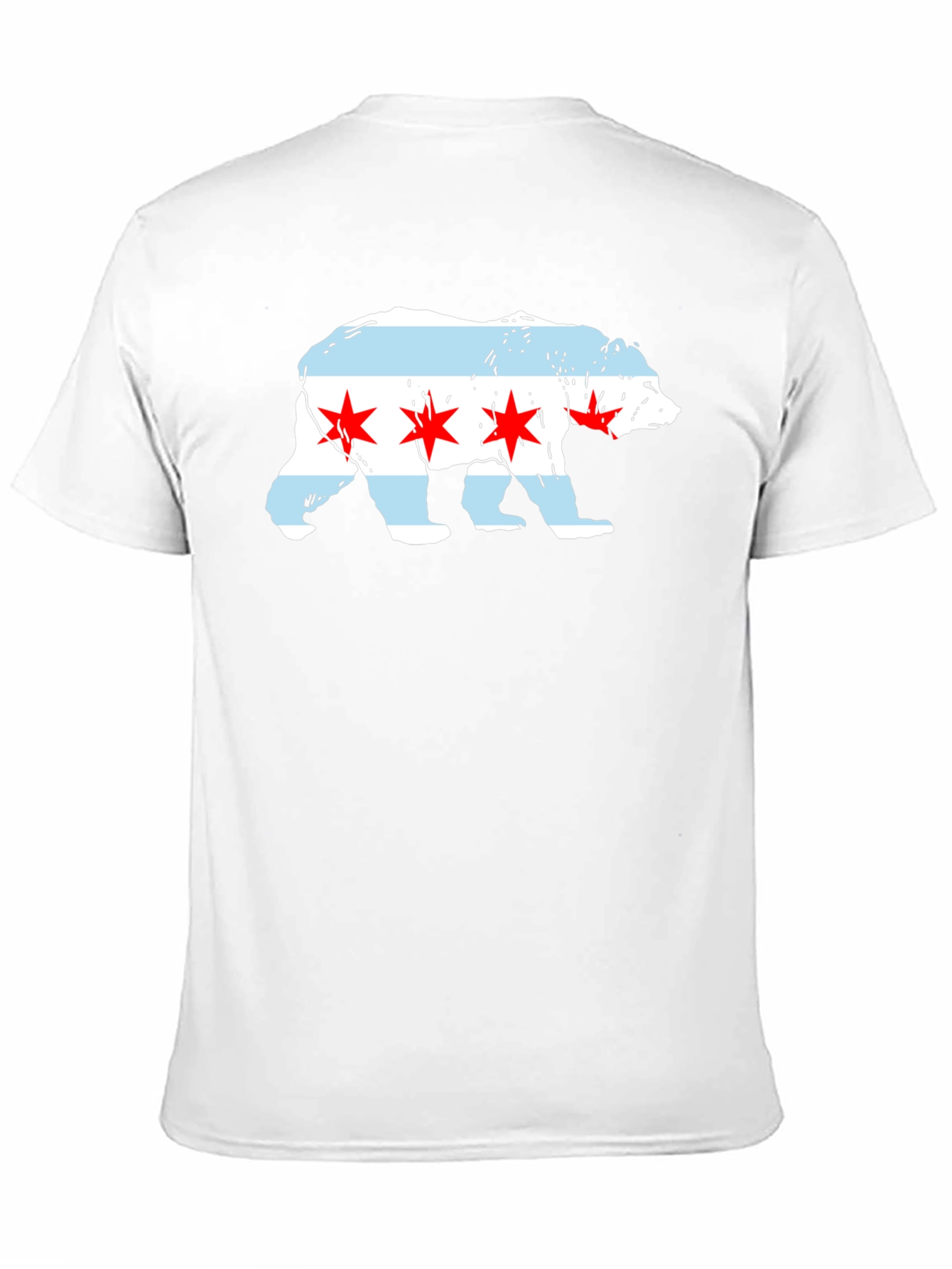 Chicago Flag Bear T-Shirt