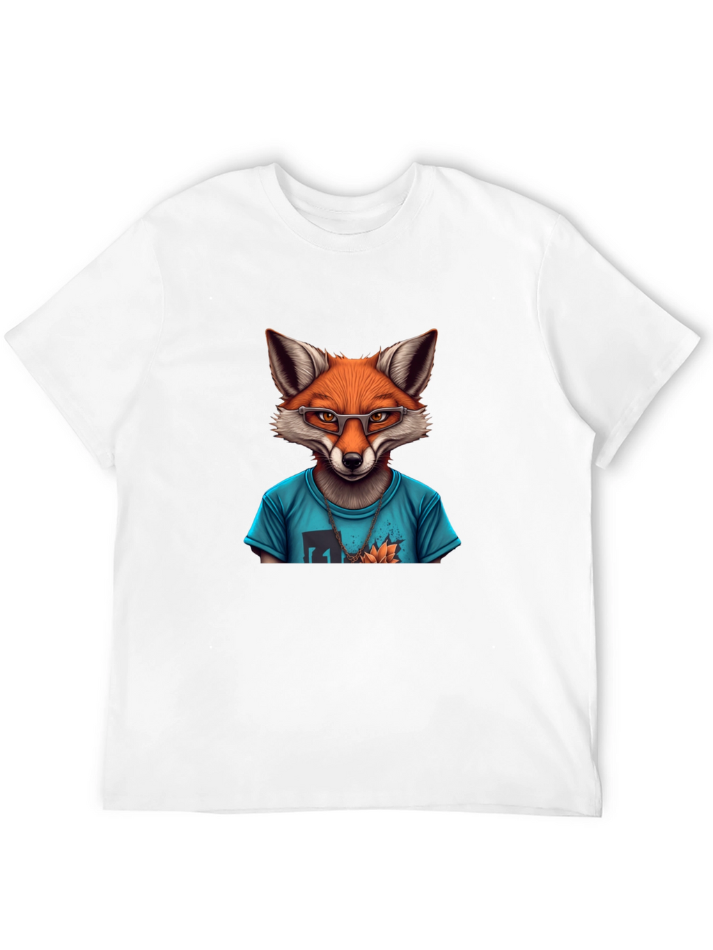 Fox Graphic T-Shirt - Mens Black Tee
