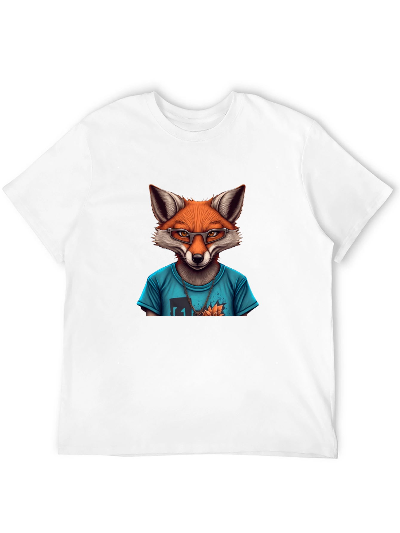 Fox Graphic T-Shirt - Mens Black Tee