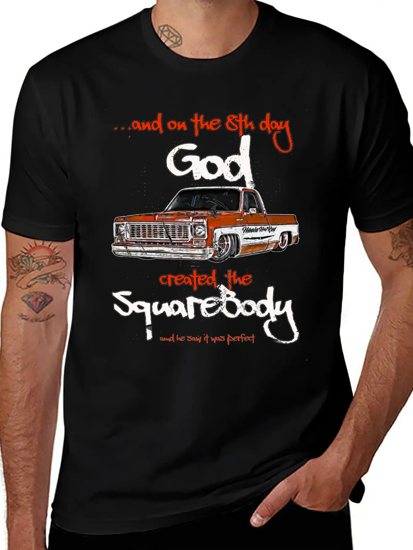 Jimmy Slammed Squarebody Truck Suburban Blazer Sil Unisex Short Sleeve Soft Cotton T-Shirt – Casual Everyday Wear