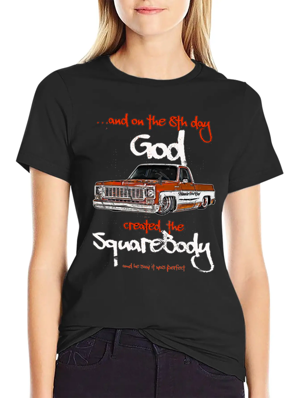 Jimmy Slammed Squarebody Truck Suburban Blazer Sil Unisex Short Sleeve Soft Cotton T-Shirt – Casual Everyday Wear