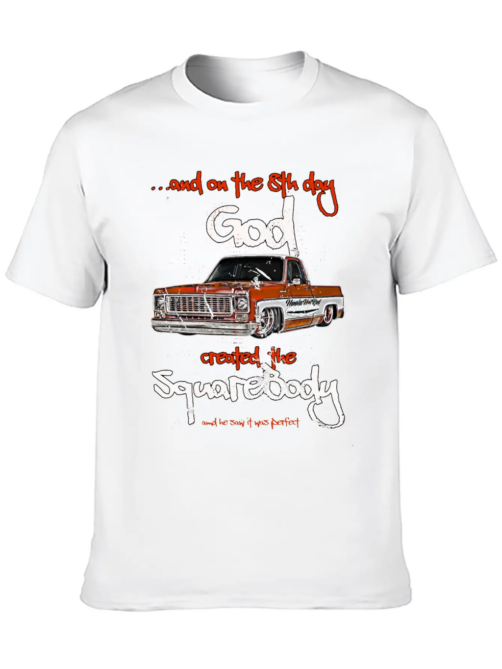 Jimmy Slammed Squarebody Truck Suburban Blazer Sil Unisex Short Sleeve Soft Cotton T-Shirt – Casual Everyday Wear