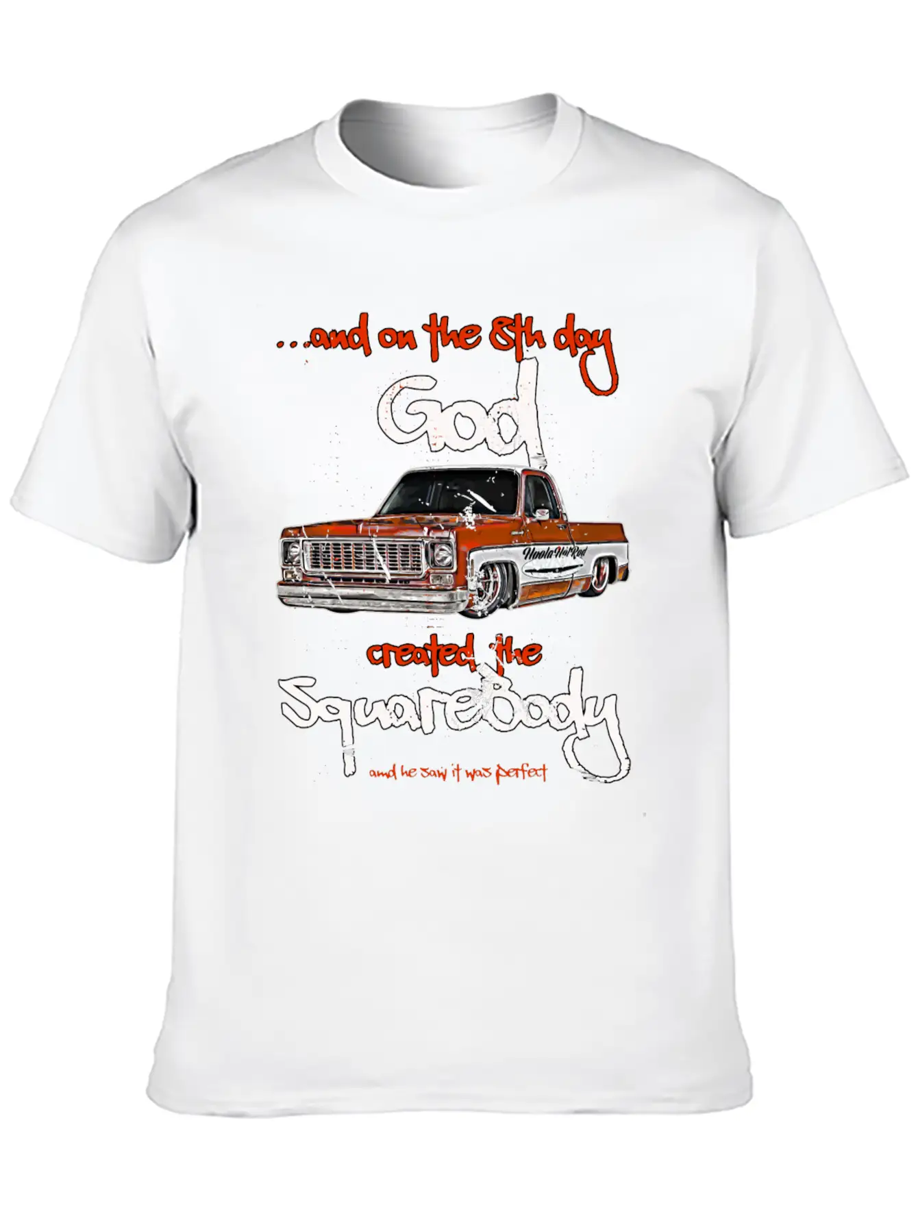 Jimmy Slammed Squarebody Truck Suburban Blazer Sil Unisex Short Sleeve Soft Cotton T-Shirt – Casual Everyday Wear