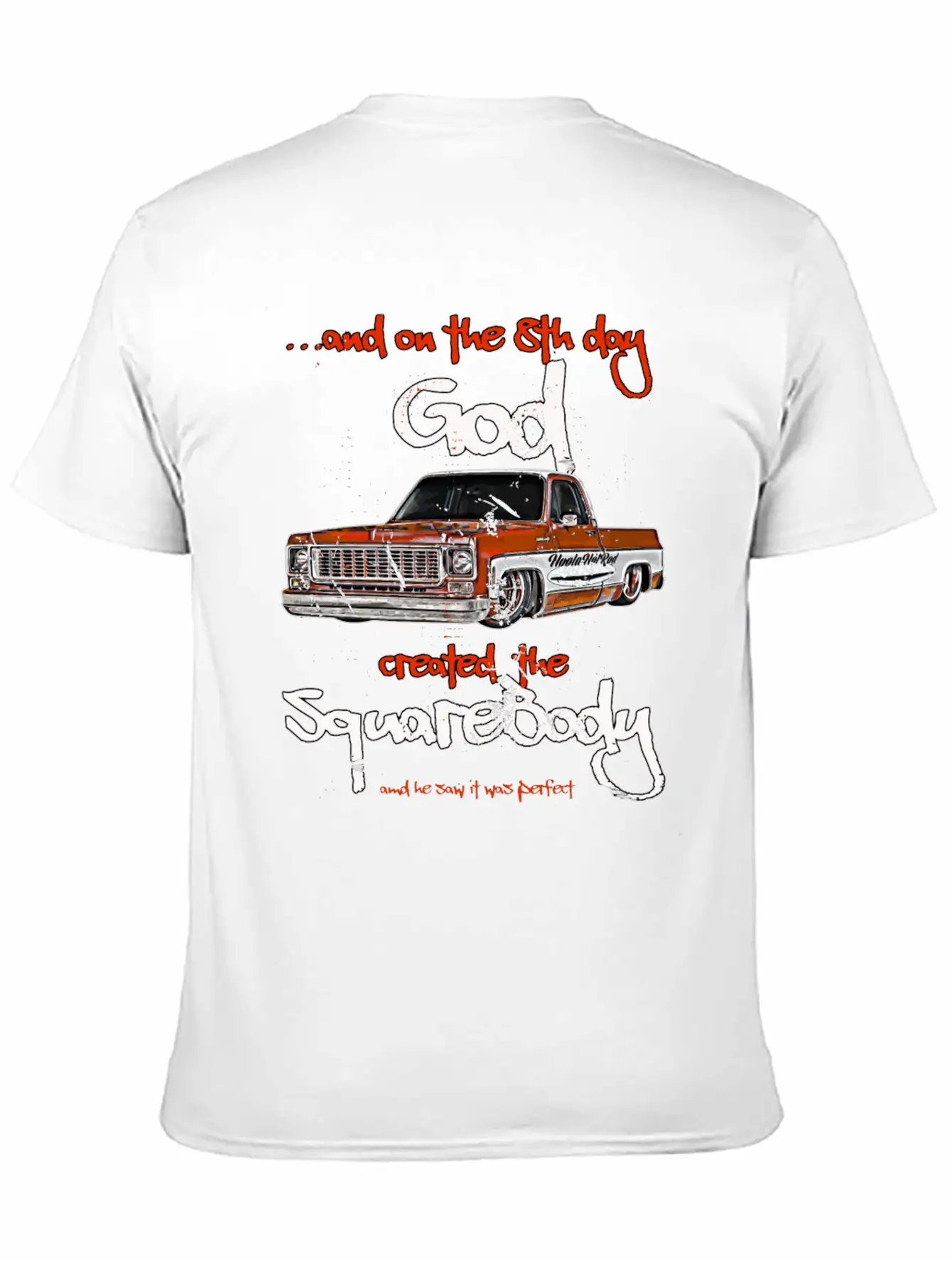 Jimmy Slammed Squarebody Truck Suburban Blazer Sil Unisex Short Sleeve Soft Cotton T-Shirt – Casual Everyday Wear
