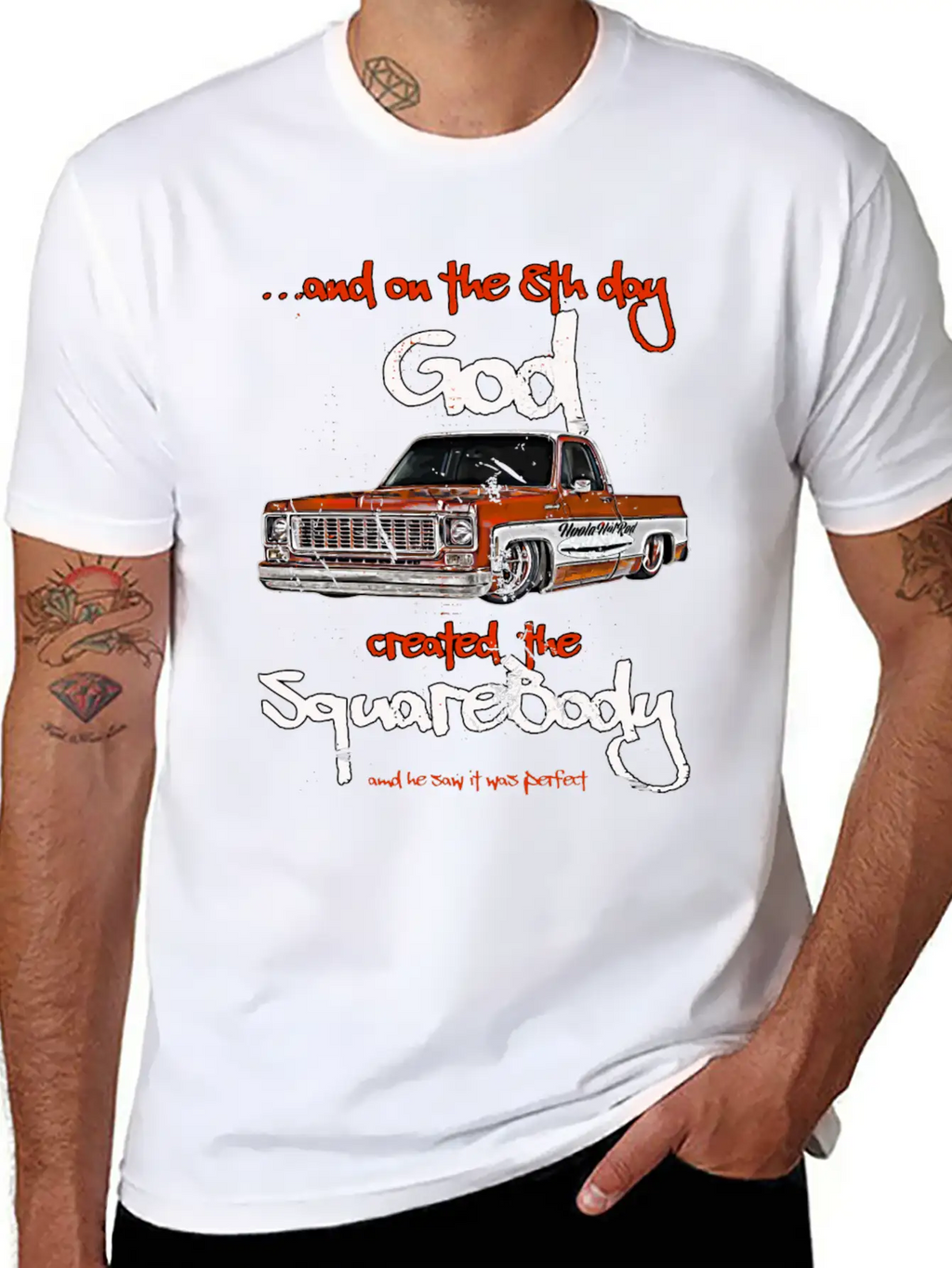 Jimmy Slammed Squarebody Truck Suburban Blazer Sil Unisex Short Sleeve Soft Cotton T-Shirt – Casual Everyday Wear