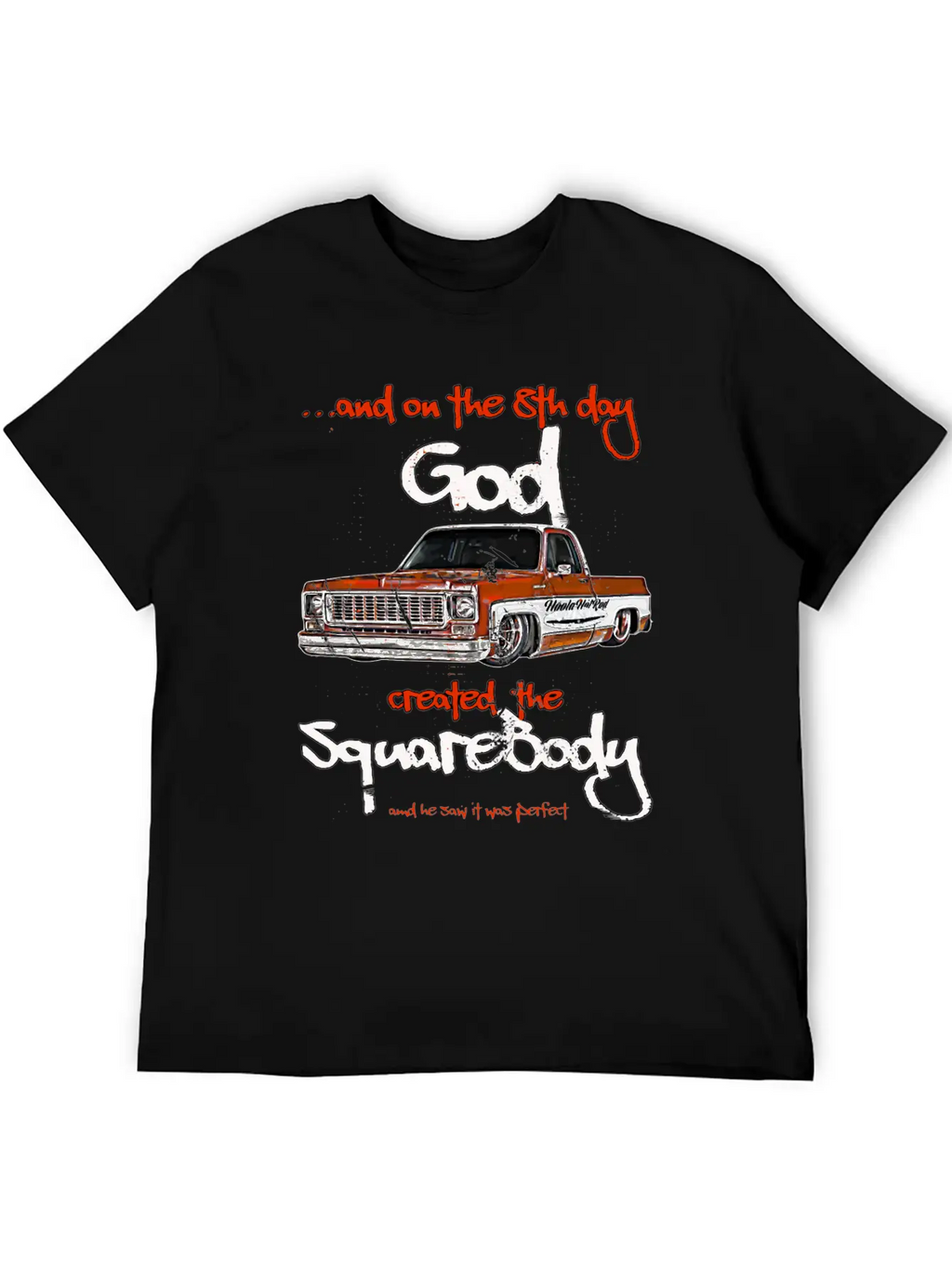 Jimmy Slammed Squarebody Truck Suburban Blazer Sil Unisex Short Sleeve Soft Cotton T-Shirt – Casual Everyday Wear