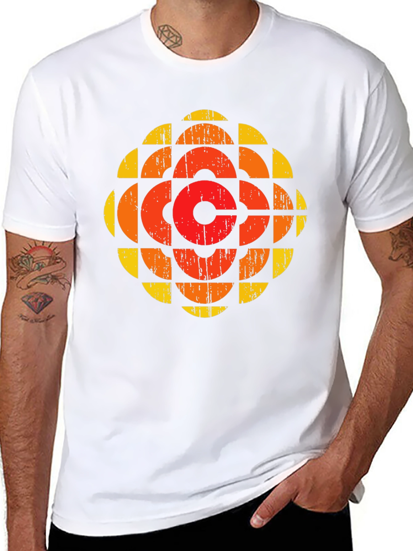 Retro CBC Logo T-Shirt - Vintage Canadian Broadcasting Tee