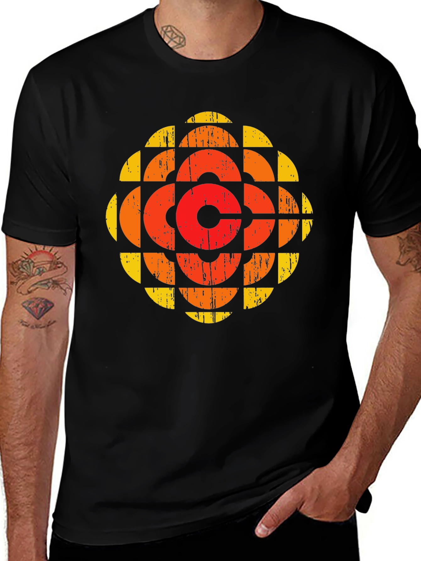 Retro CBC Logo T-Shirt - Vintage Canadian Broadcasting Tee