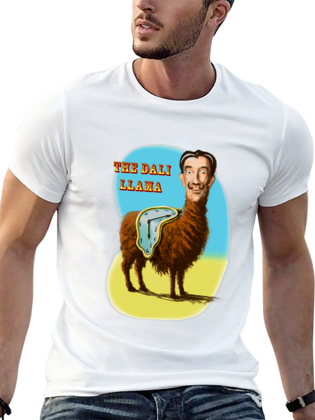 The Dali Llama Graphic T-Shirt - Surreal Art Tee