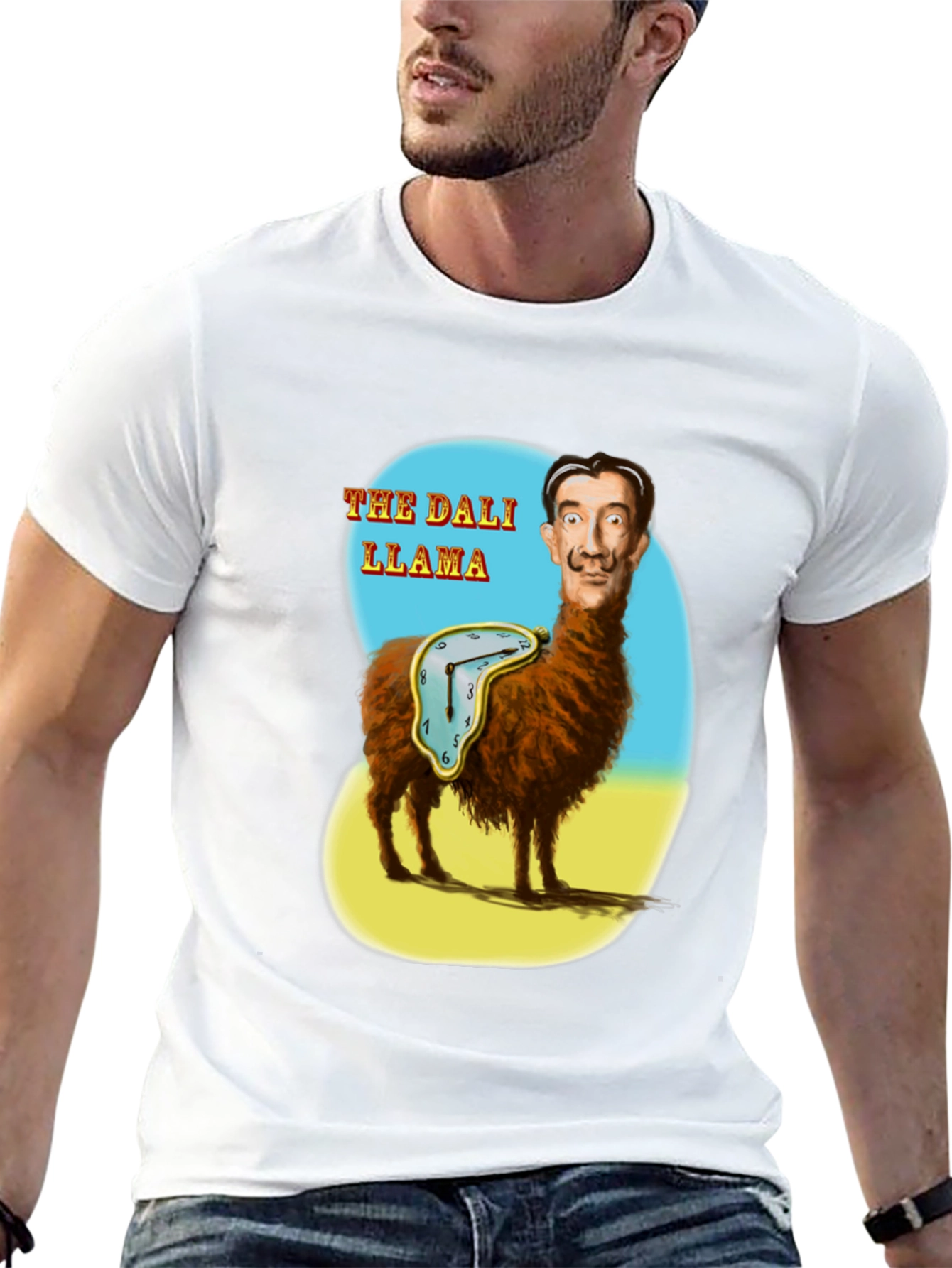 The Dali Llama Graphic T-Shirt - Surreal Art Tee