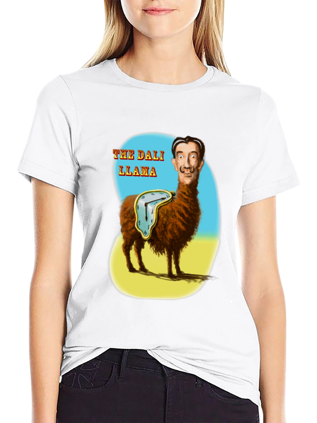 The Dali Llama Graphic T-Shirt - Surreal Art Tee