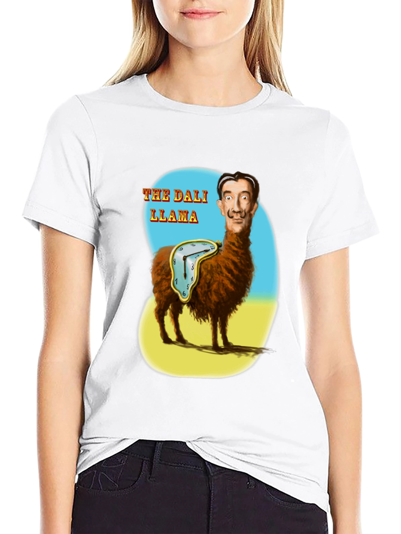 The Dali Llama Graphic T-Shirt - Surreal Art Tee