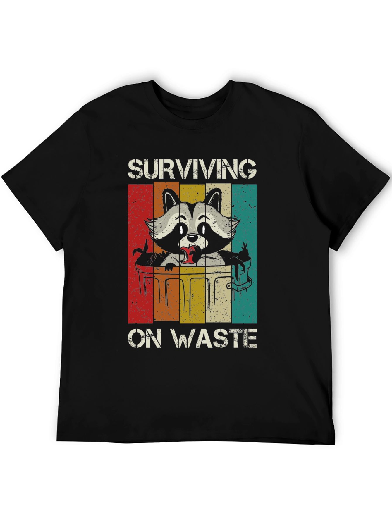 Surviving on Waste Raccoon Graphic Tee