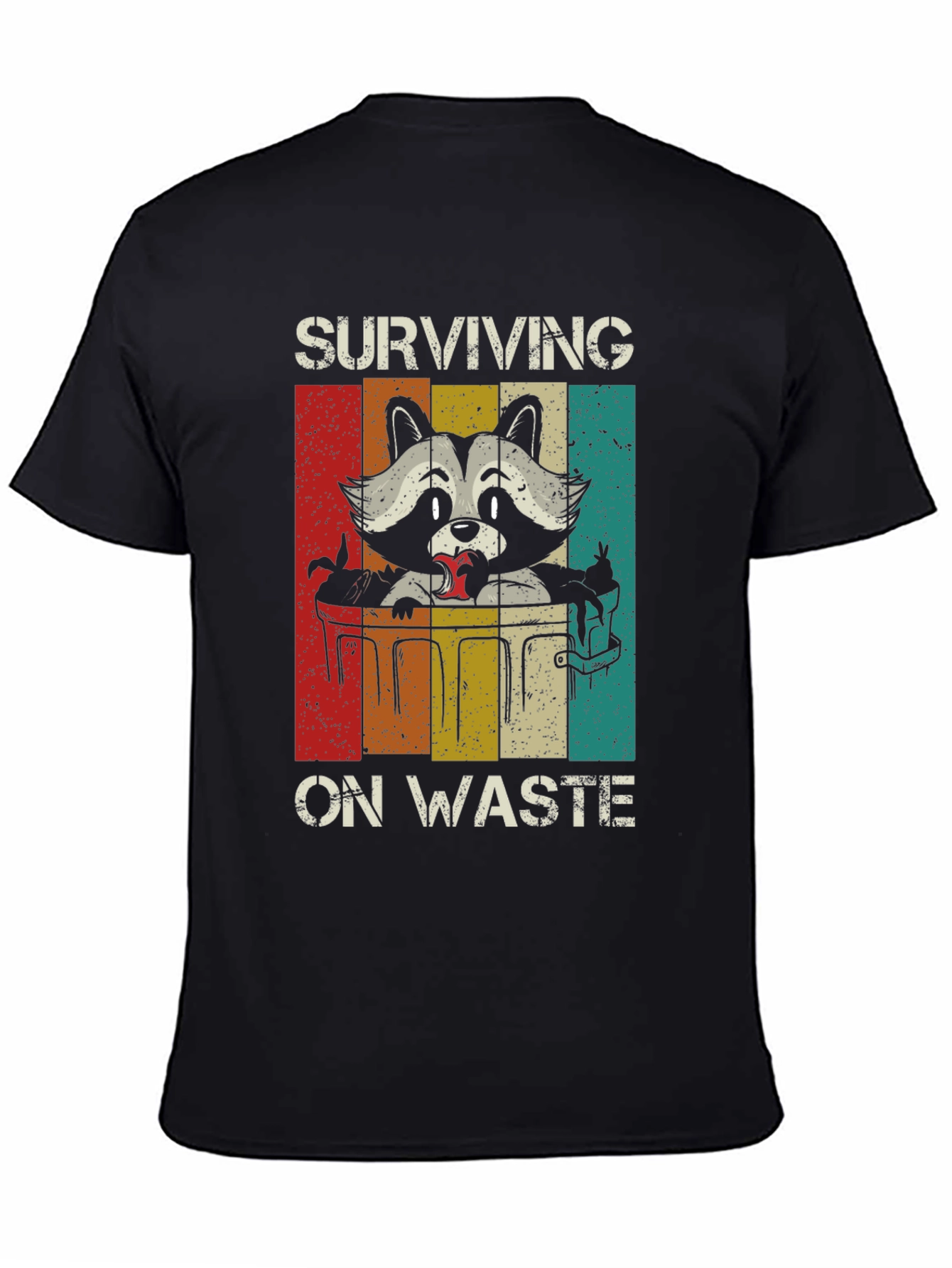 Surviving on Waste Raccoon Graphic Tee
