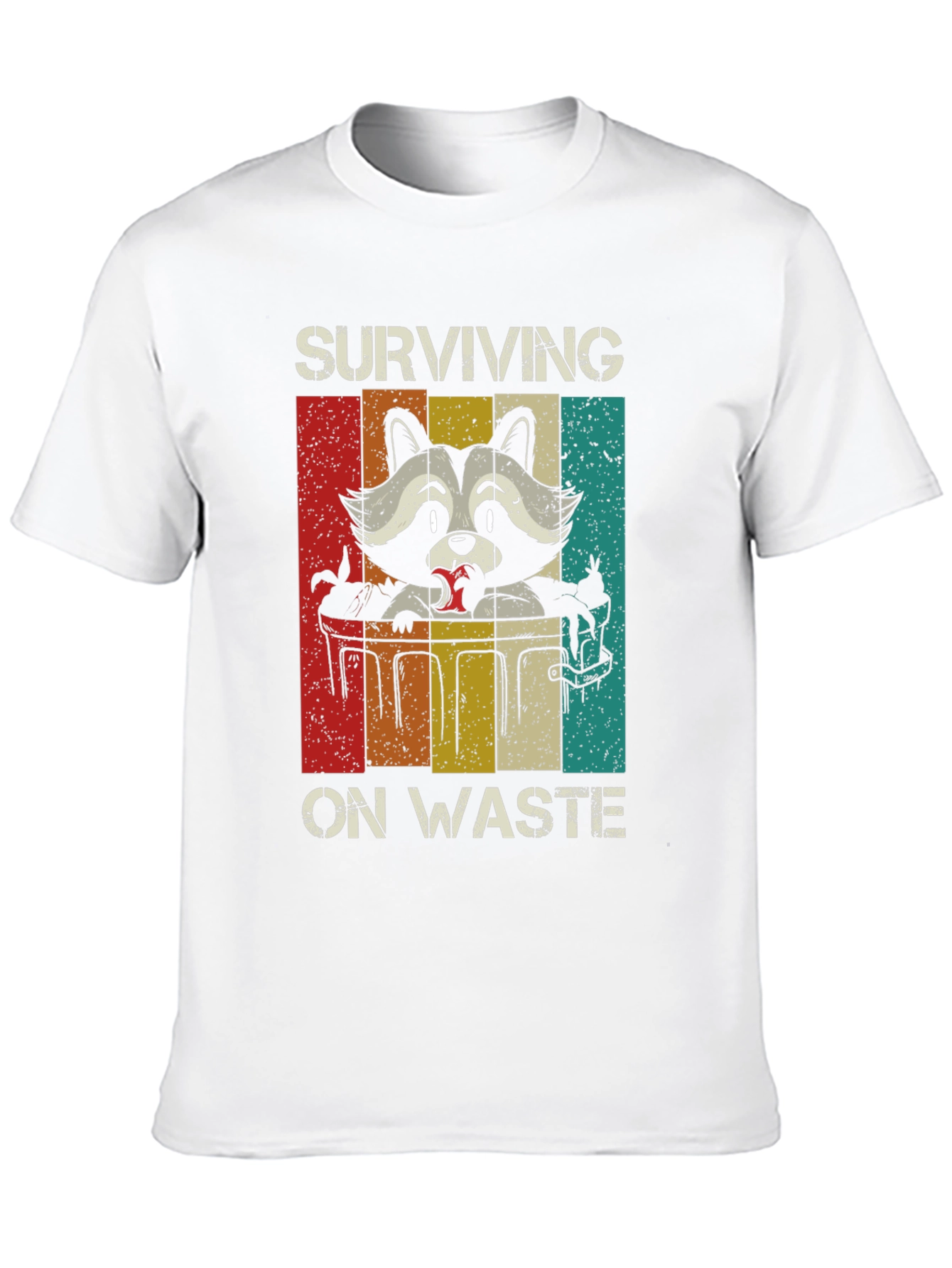 Surviving on Waste Raccoon Graphic Tee