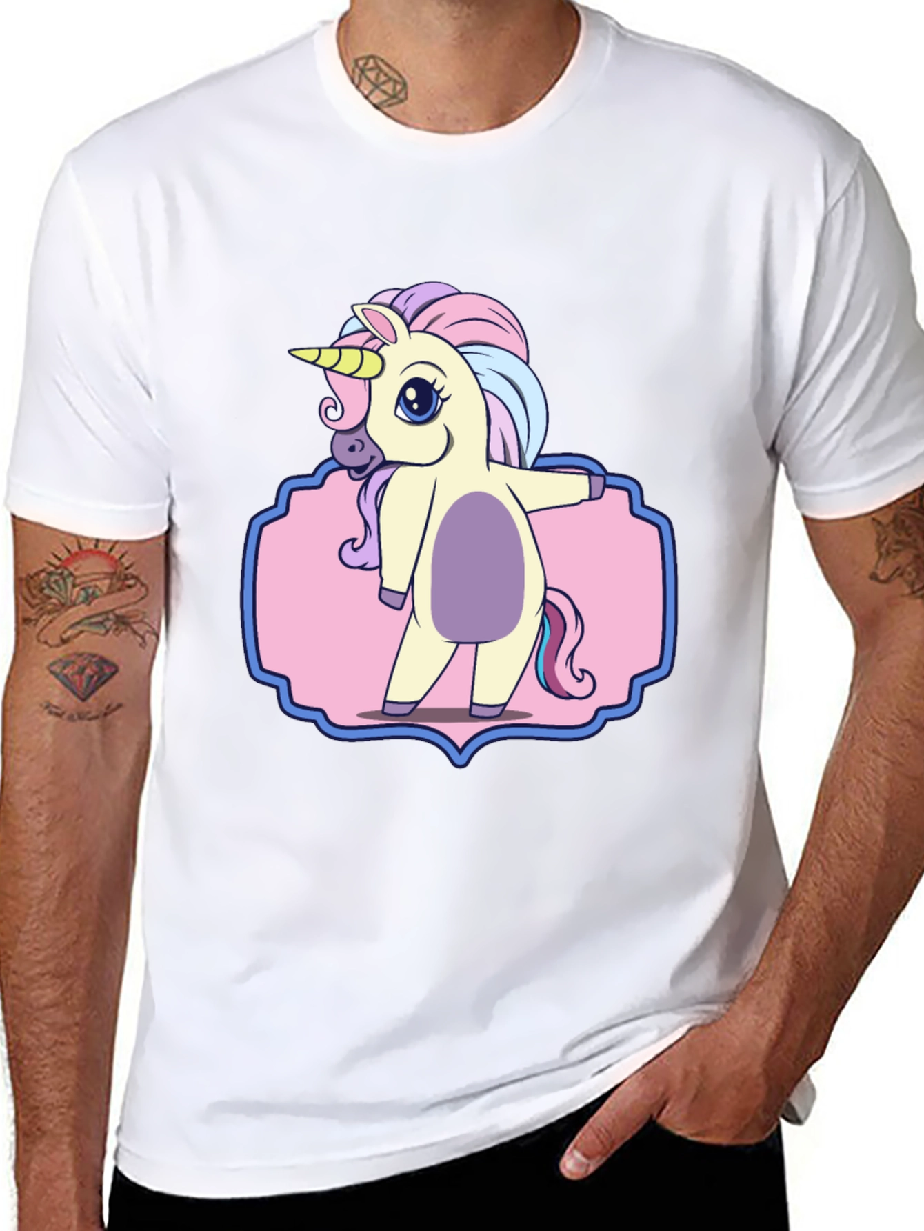Unicorn Graphic T-Shirt - Cute Cartoon Design