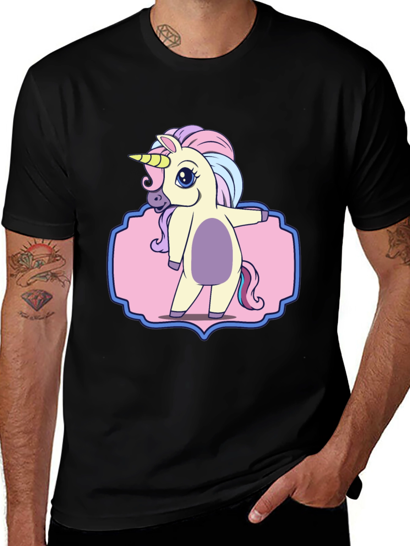 Unicorn Graphic T-Shirt - Cute Cartoon Design
