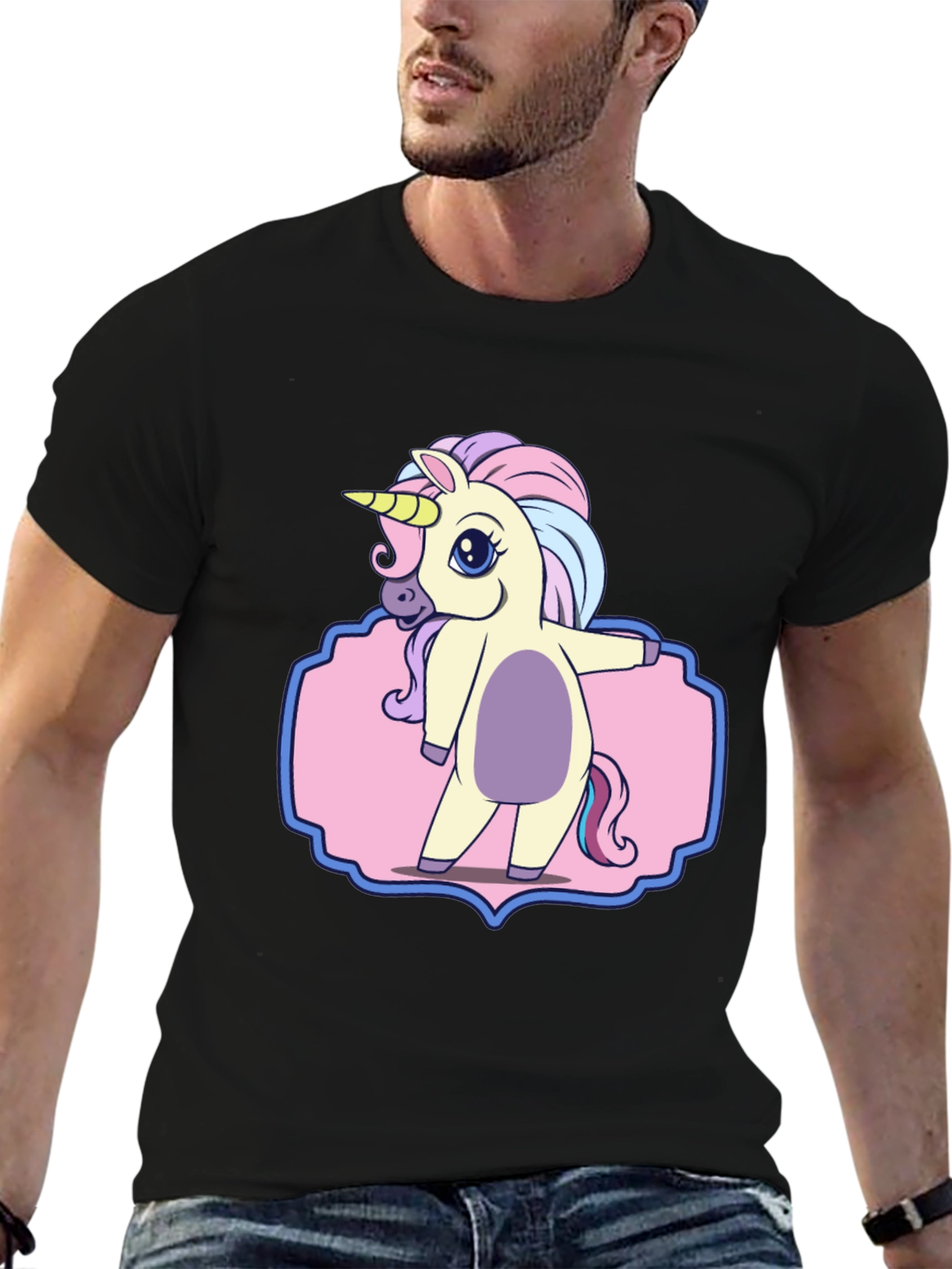 Unicorn Graphic T-Shirt - Cute Cartoon Design