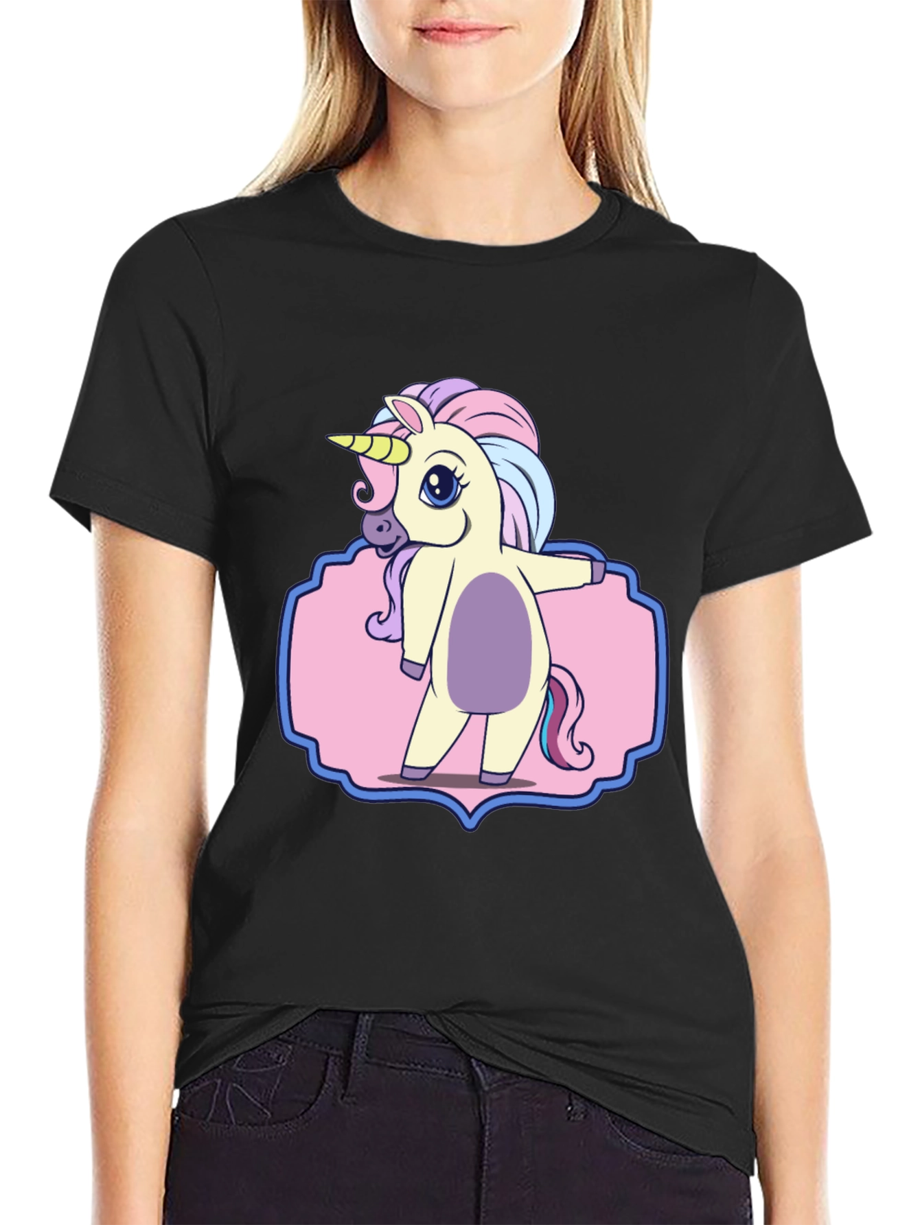 Unicorn Graphic T-Shirt - Cute Cartoon Design