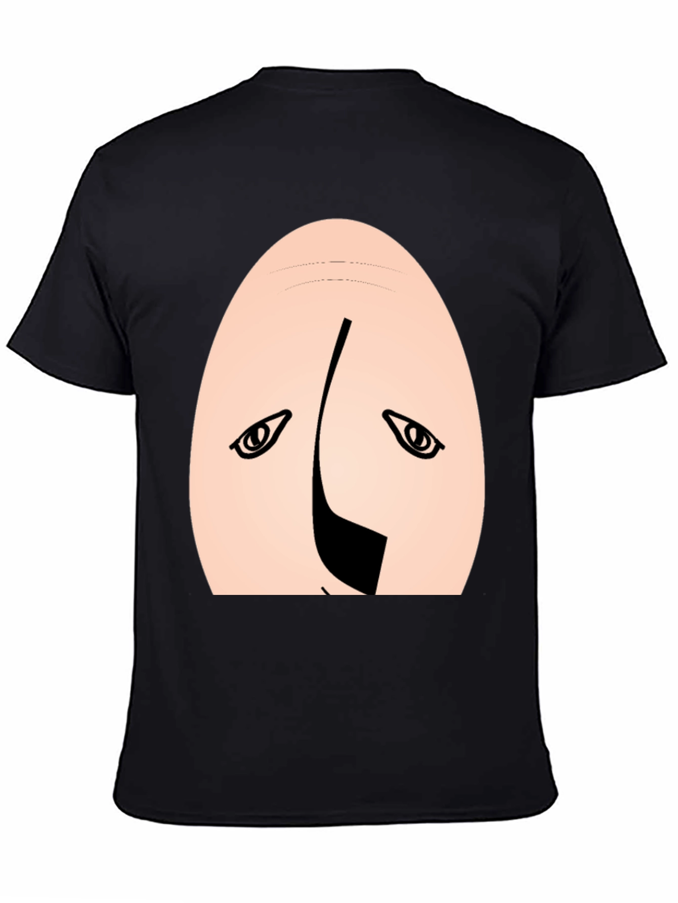 Funny Upside Down Face Graphic Tee