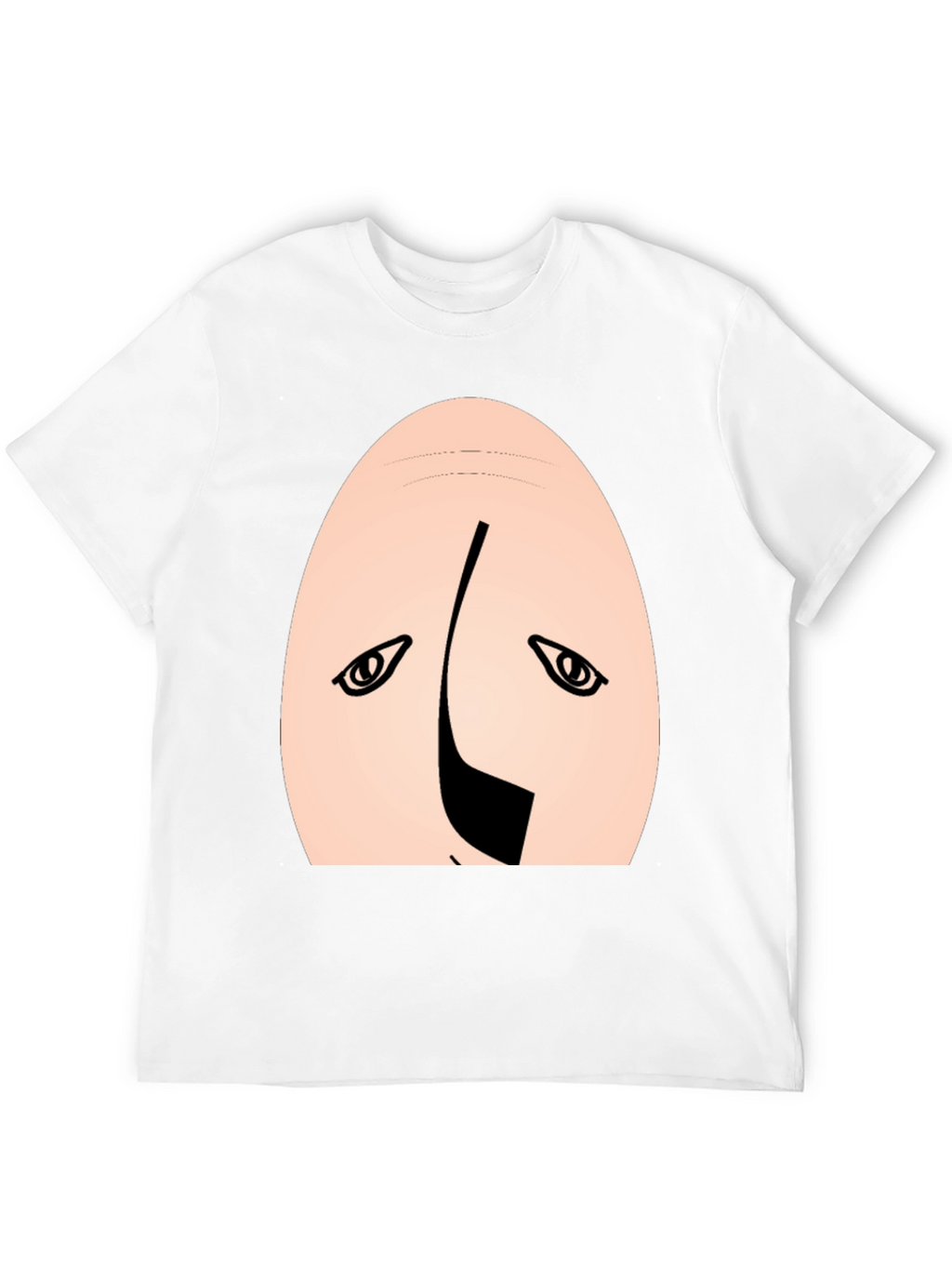 Funny Upside Down Face Graphic Tee