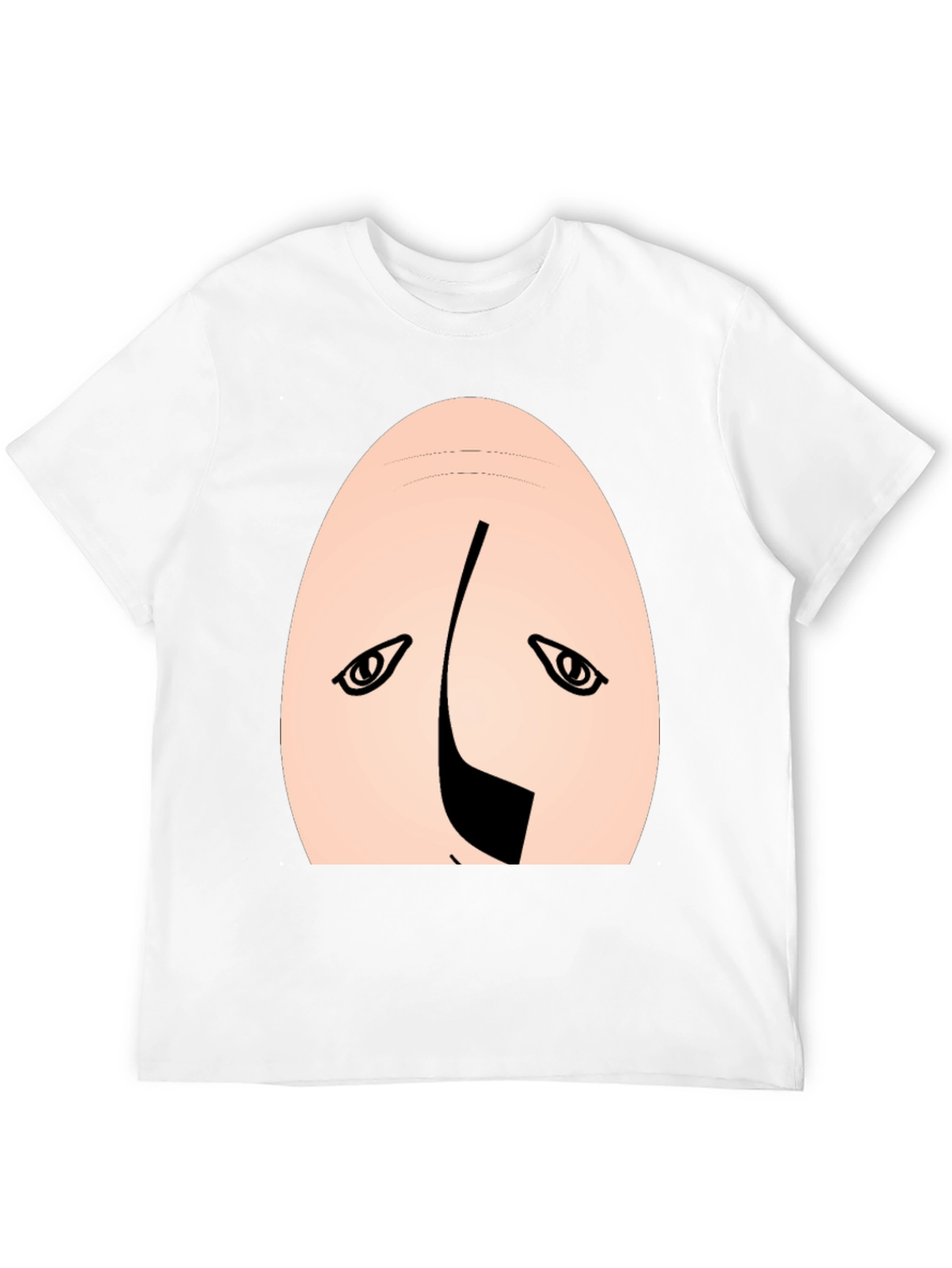 Funny Upside Down Face Graphic Tee