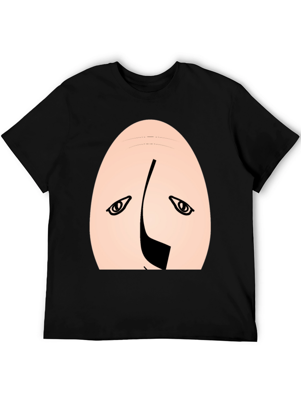 Funny Upside Down Face Graphic Tee