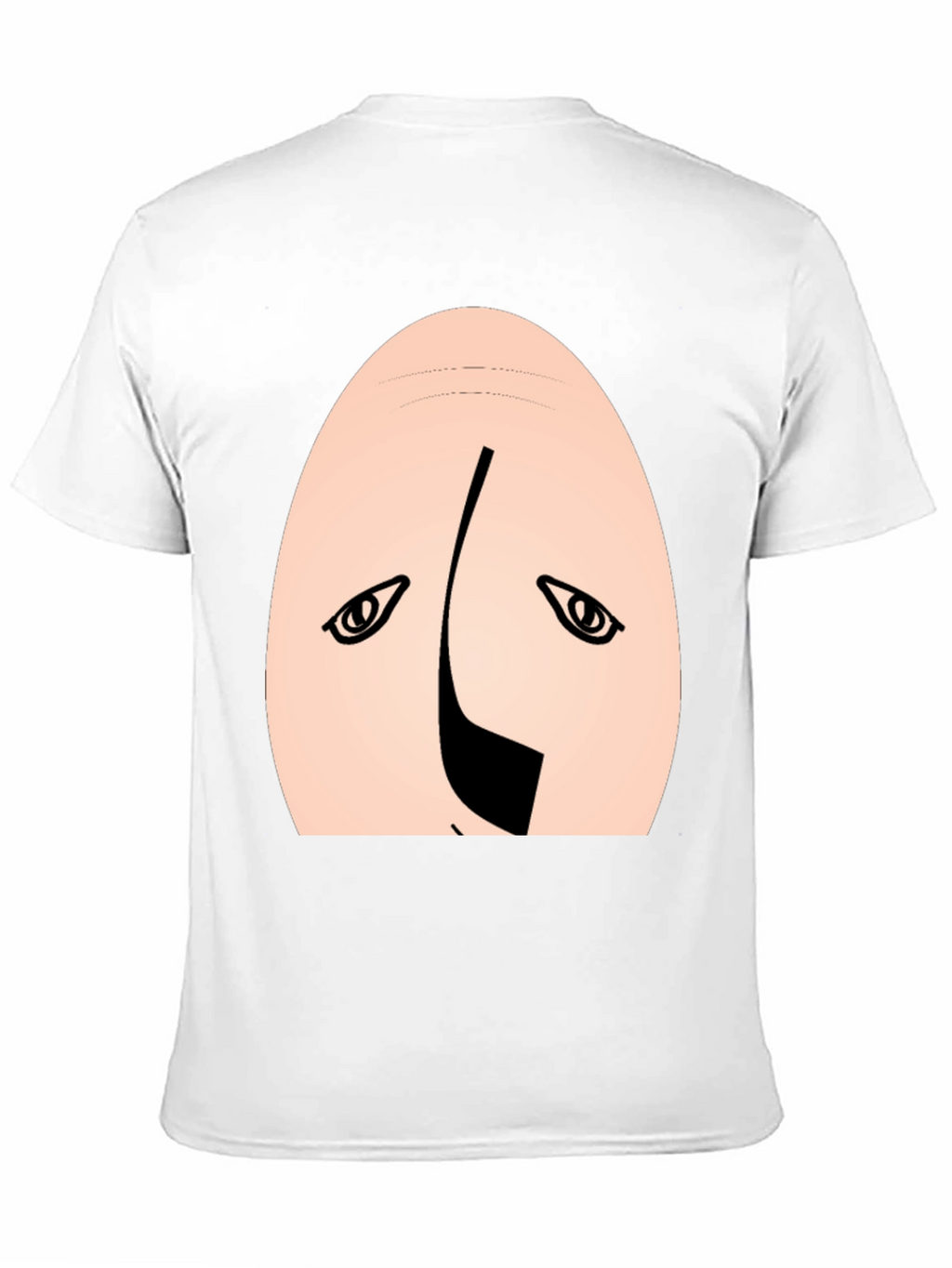 Funny Upside Down Face Graphic Tee